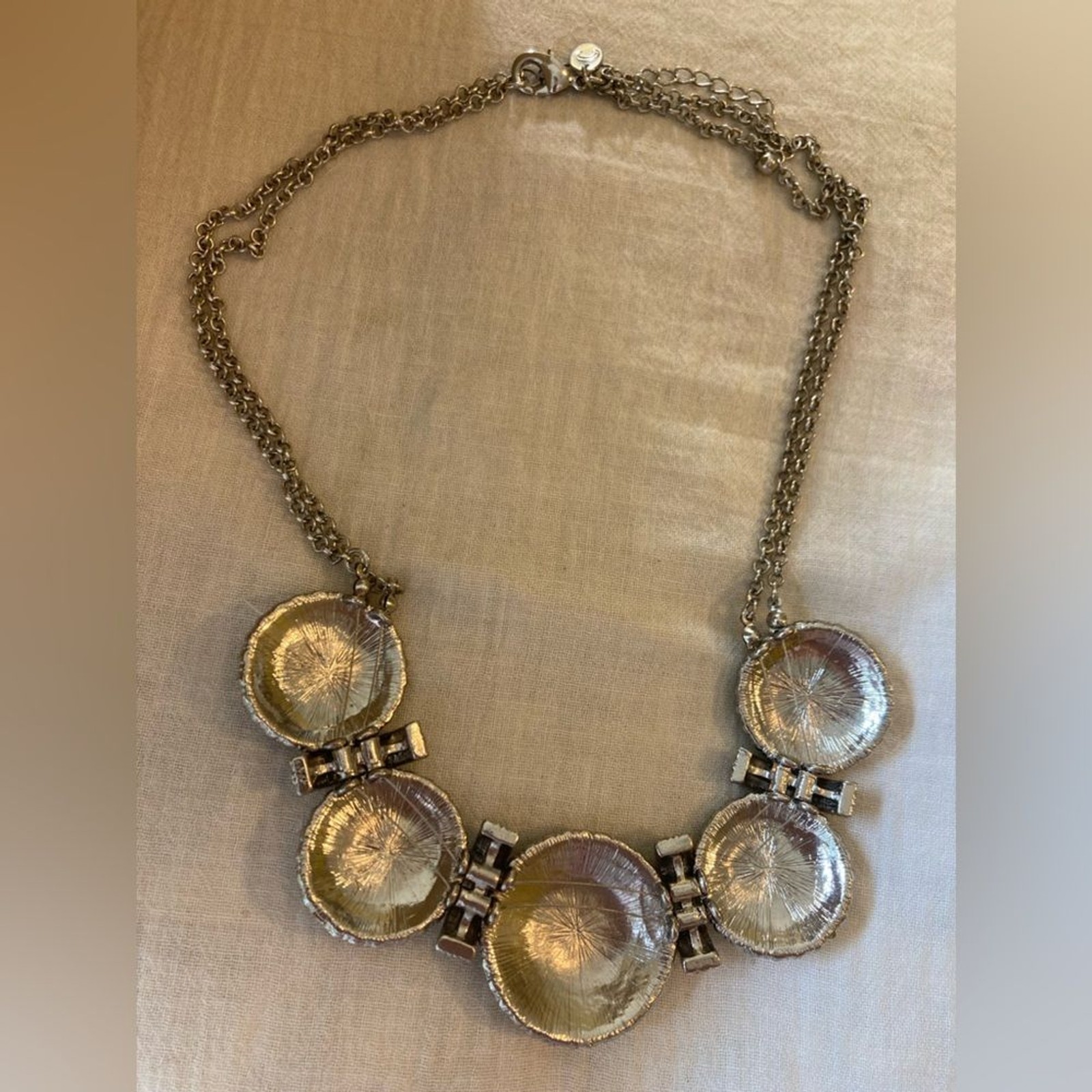 Brilliant Stones Statement Runway Bling Necklace
