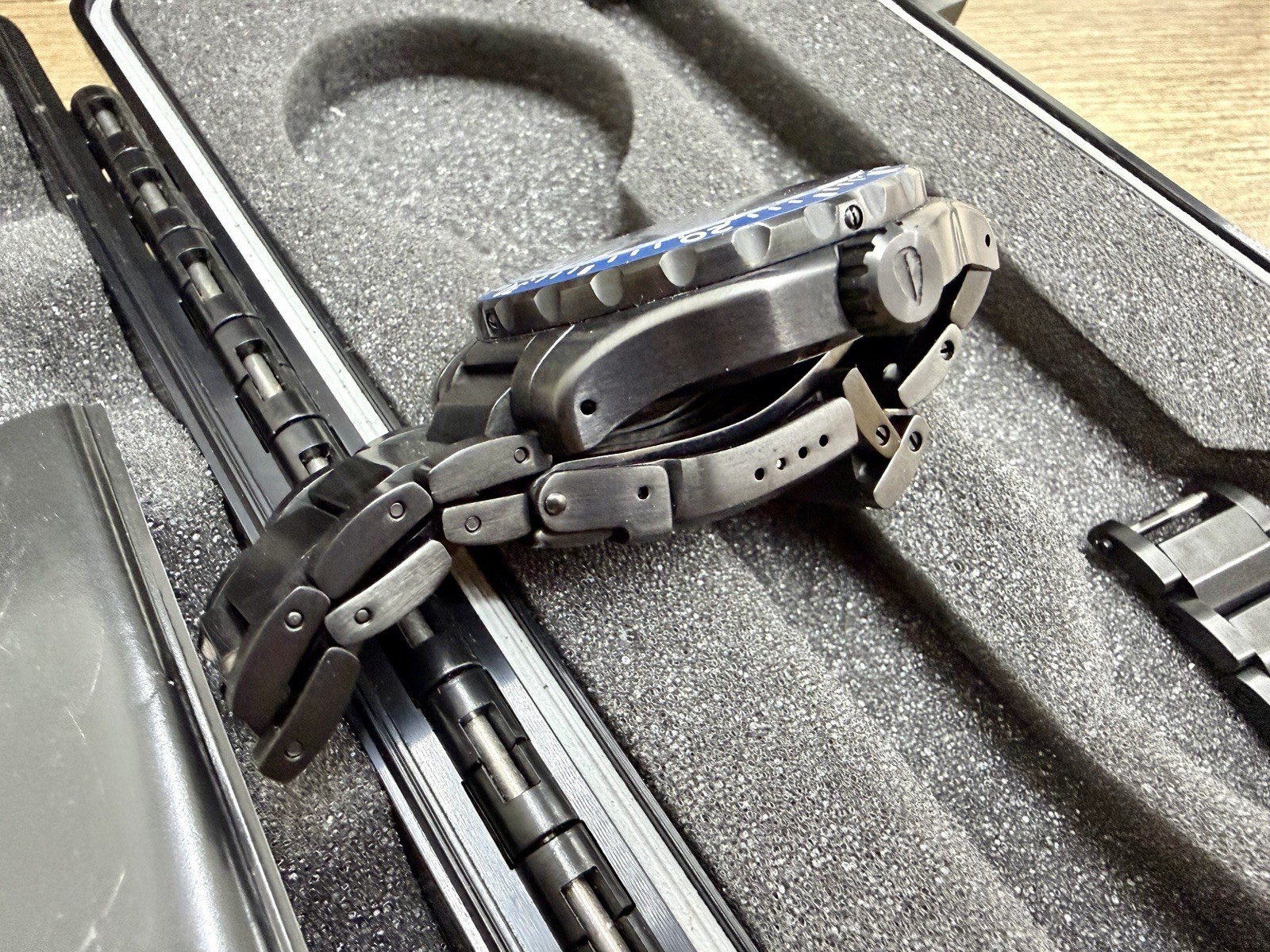 Sangin Pacifico THF Watch Sangin x Tac Hunt Fish Limited Edition 1/250 DLC Black