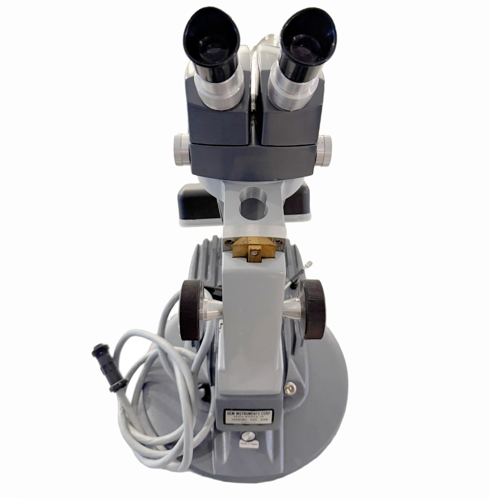 GIA GEMOLITE CUSTOM A MAR VI MICROSCOPE FOR GRADING TESTING USED GOOD CONDITION