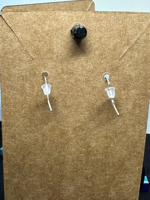 Pumpkin Outline Halloween Black Acrylic Laser Engraved Dangle Earrings