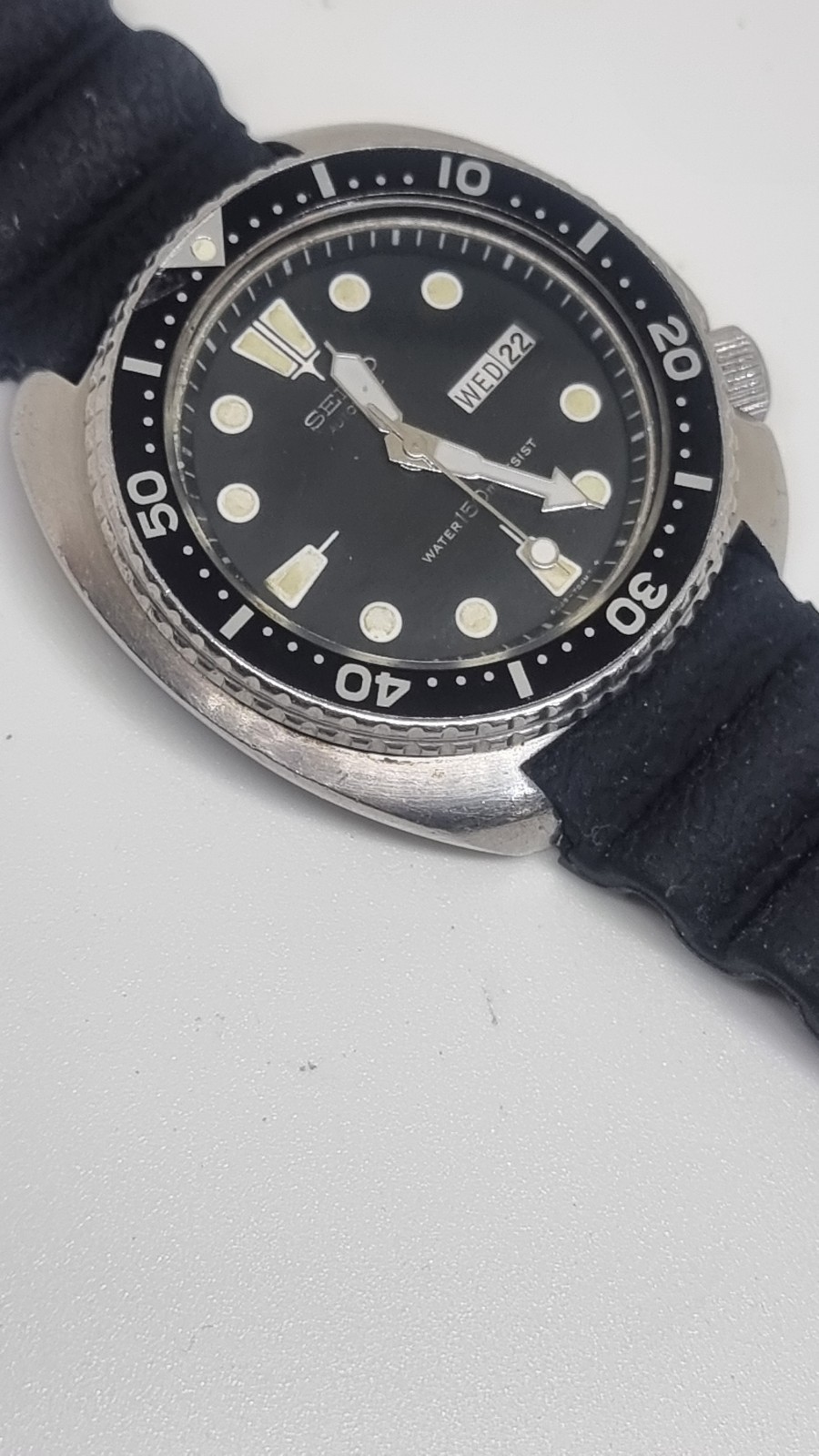 Vintage 1984 Seiko 6309-7040 Watch Original Suwa dial and Hands and Bezel