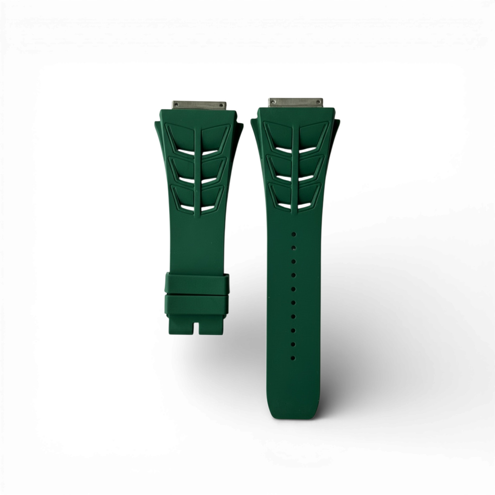 Replacement Green FKM Rubber Watch Strap For Richard Mille RM030 35-02 /03