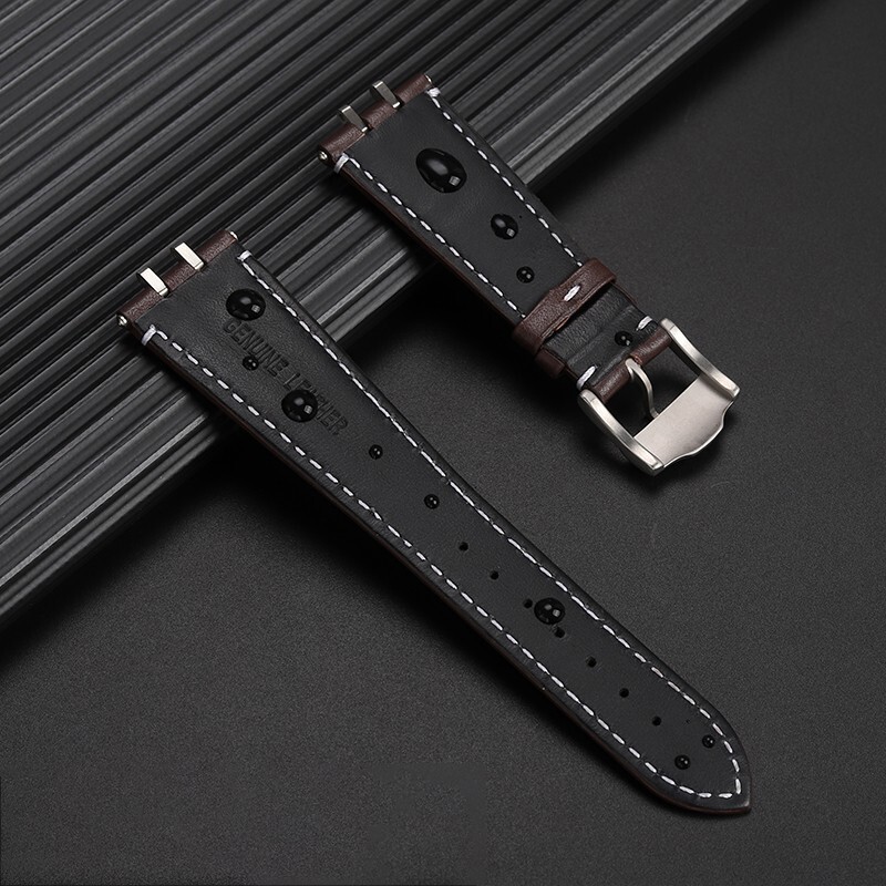 For Tudor M28600 M28603 Modified Leather Strap Cowhide Watchband For 41mm Deal
