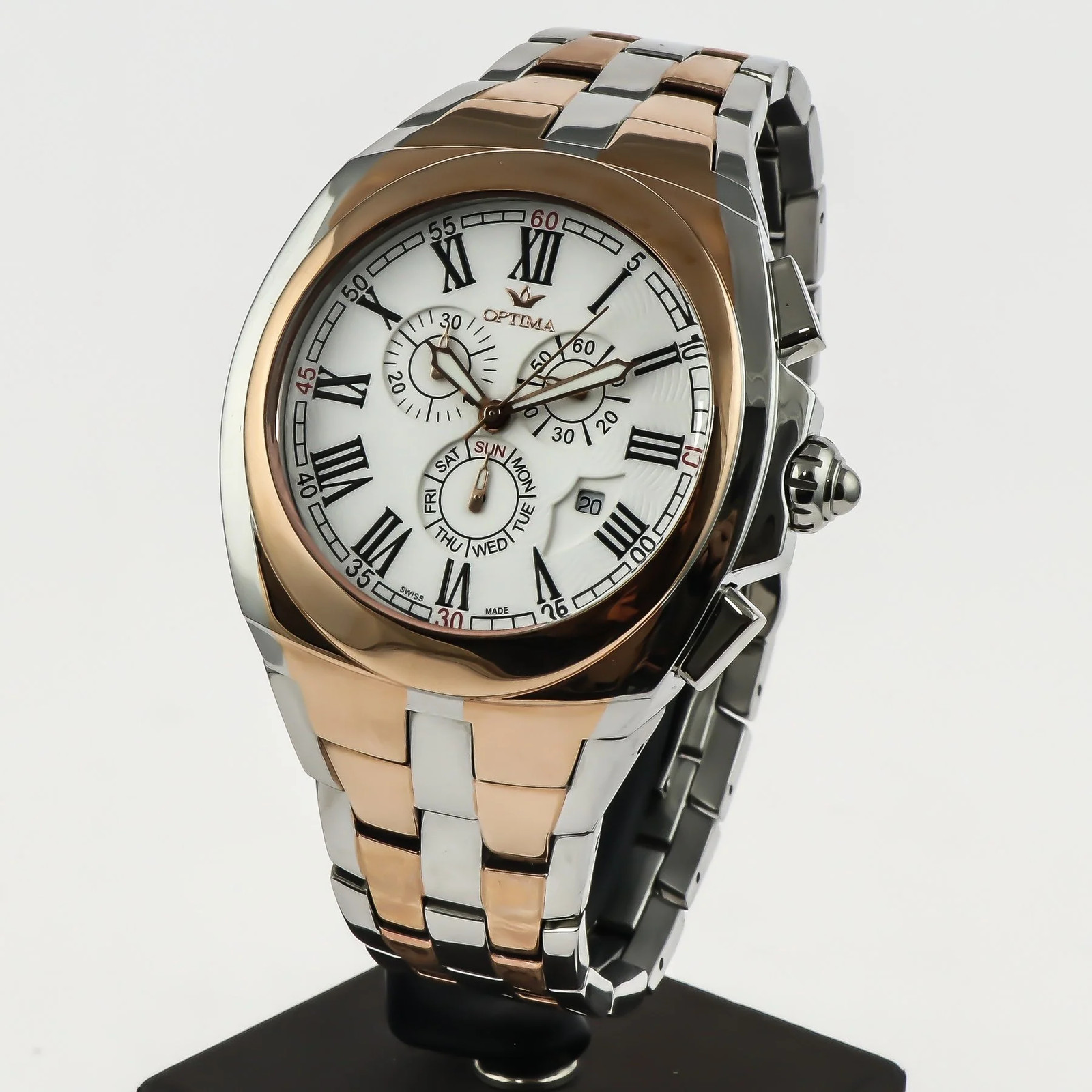 Optima – Swiss Chronograph – OSC292-SR-1 Chronograph Swiss Quartz 45mm OSC292