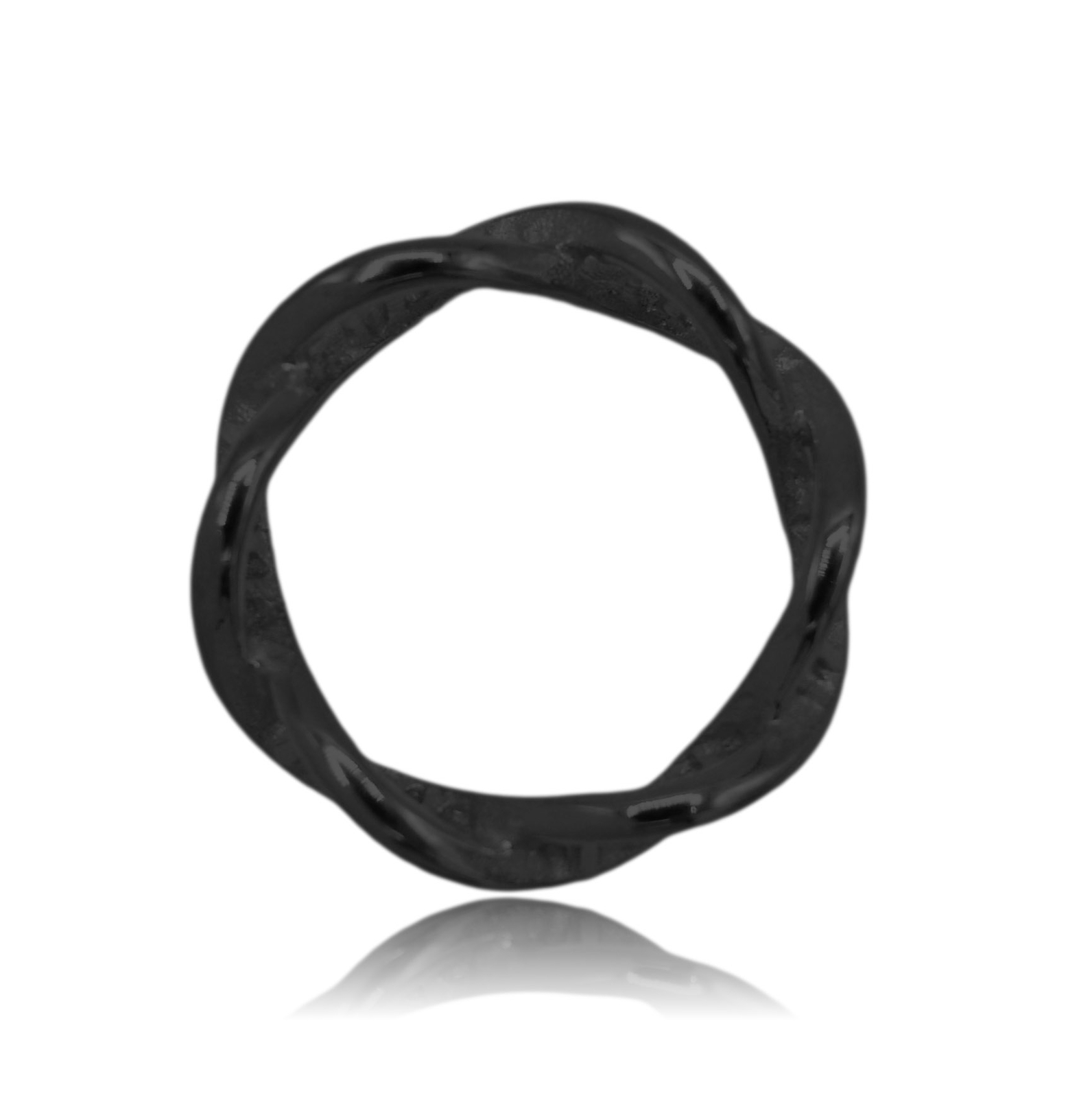 DNA Double Helix Science Stainless Steel Ring