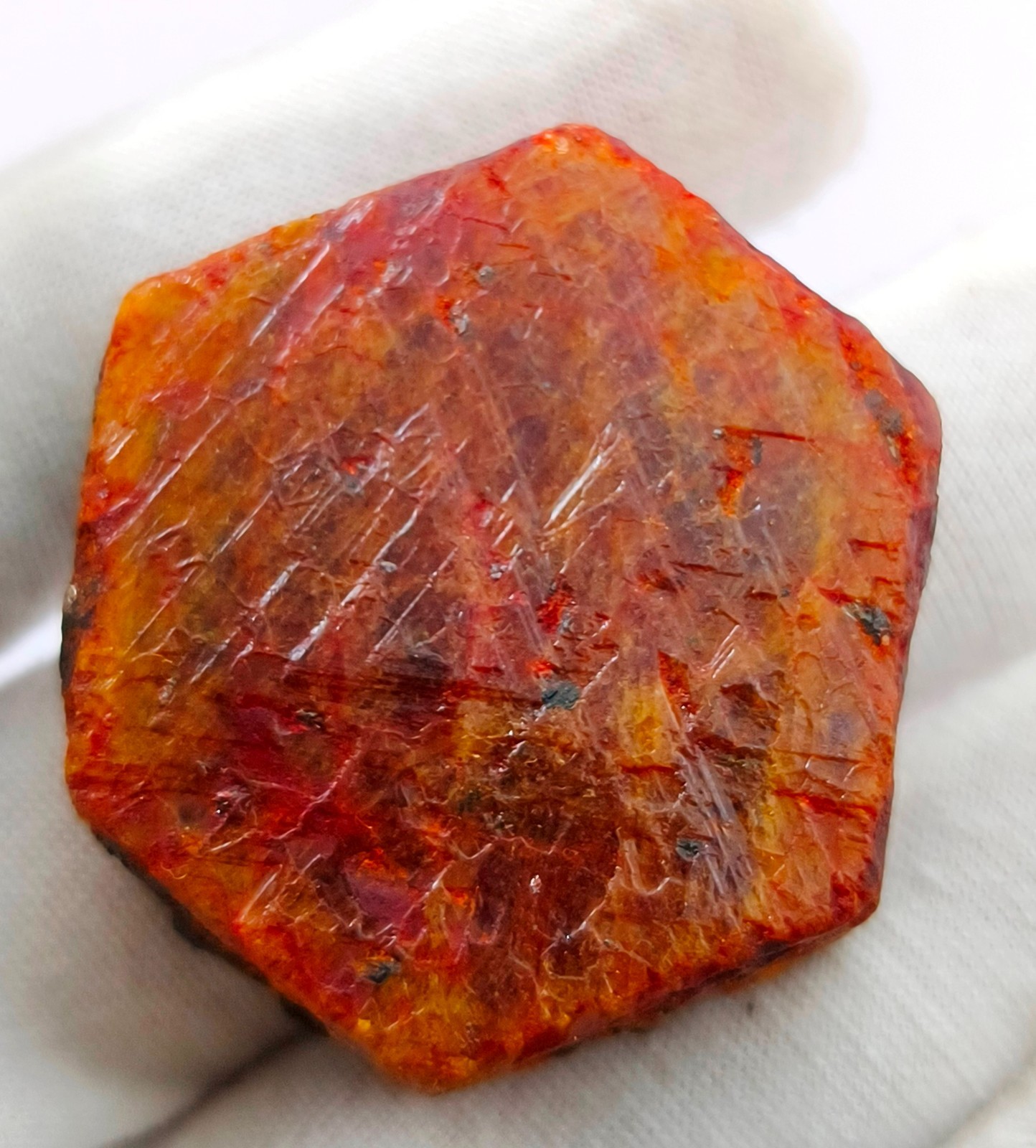 Natural Orange Sapphire Untreated Raw Rough Loose Gemstone R55