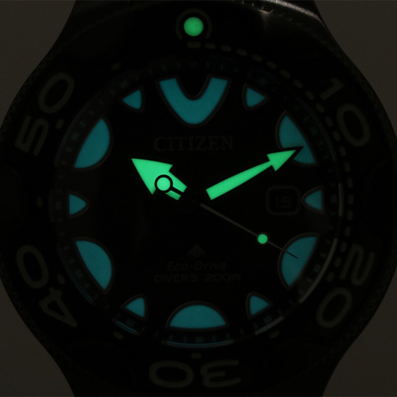 Citizen Promaster MARINE BN0235-01E Black Diver 200m Solar Eco-Drive Men Watch
