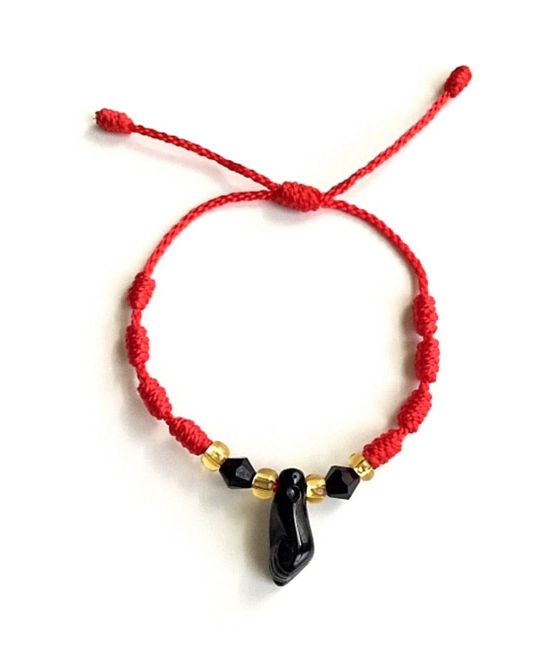 AZABACHE RED BRACELET BOY,GIRL,BABY PROTECTION/PULSERA ROJO AZABACHE BEBE-B104