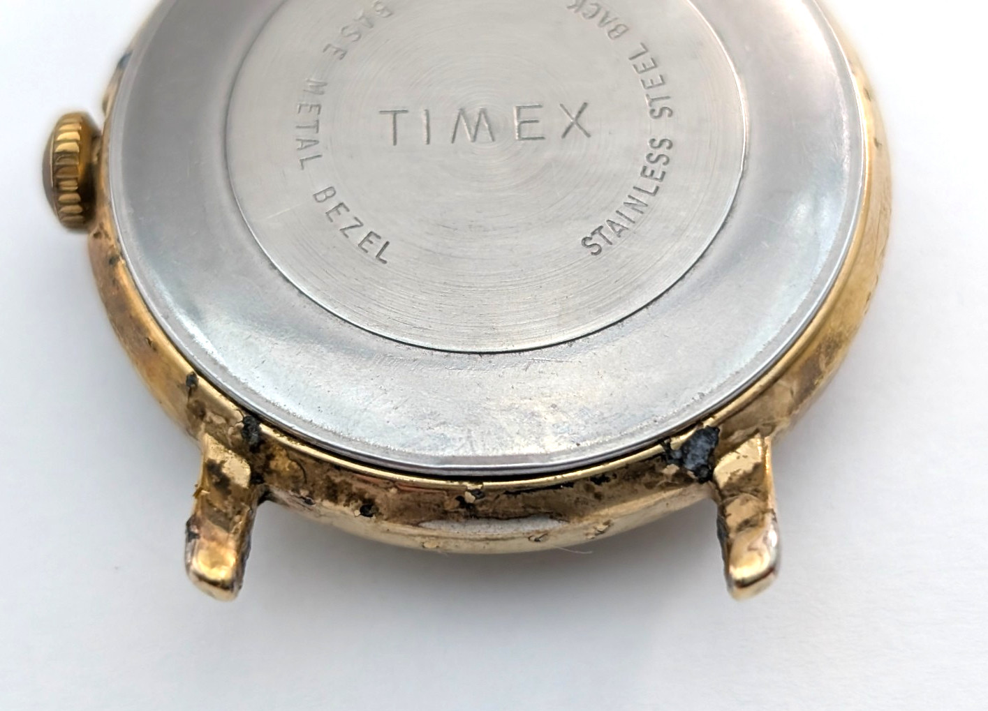 1972 TIMEX Mercury Calendar 16560 2572 Vintage 32mm Watch Movement PARTS REPAIR