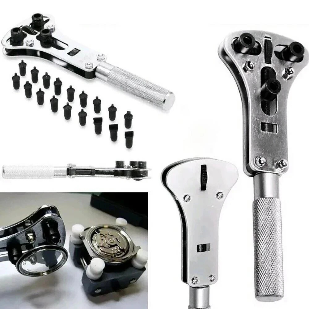 Watch Band Back Case Opener Fixer Repair Tool Kit Battery Screw Cover Remover