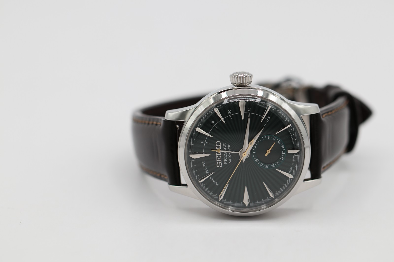 Seiko Presage Automatic Green Men’s Watch – SSA459