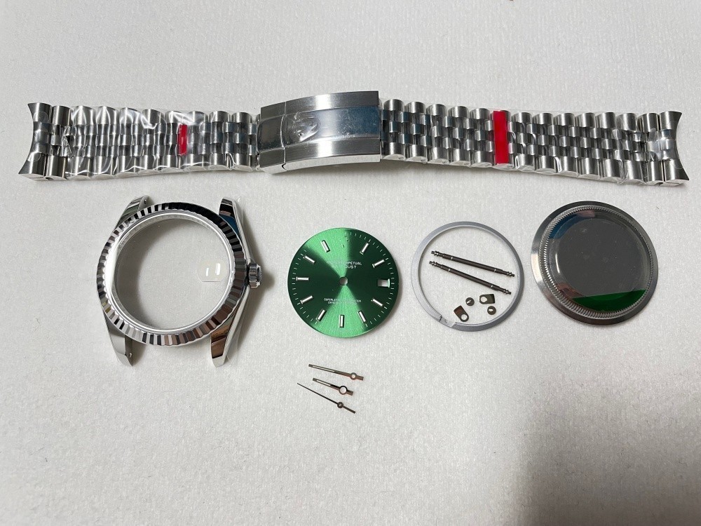 For ETA 2824 Movement After-sales accessories DIY 36mm Stainless Watch case kit