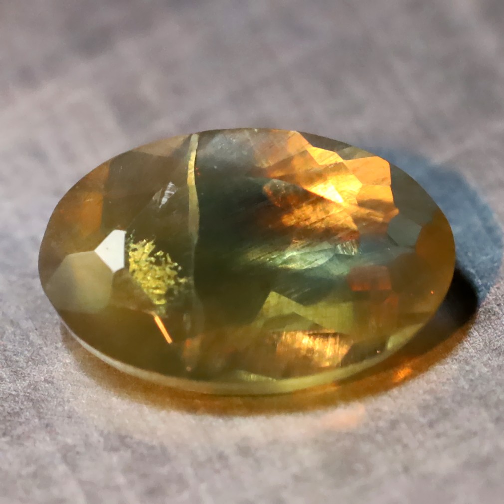 0.36 ct Terrific Oval Cut (6 x 4mm) Green Un-Heated Natural Alexandrite Gemstone