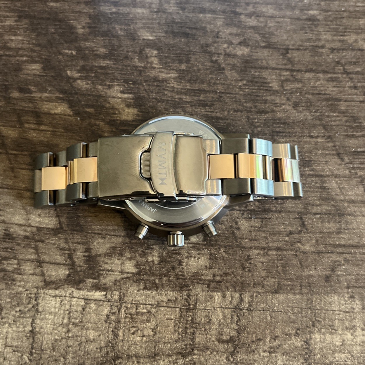 MVMT Nova Orion Titanium & Rose Gold-Tone Stainless Steel Bracelet Watch