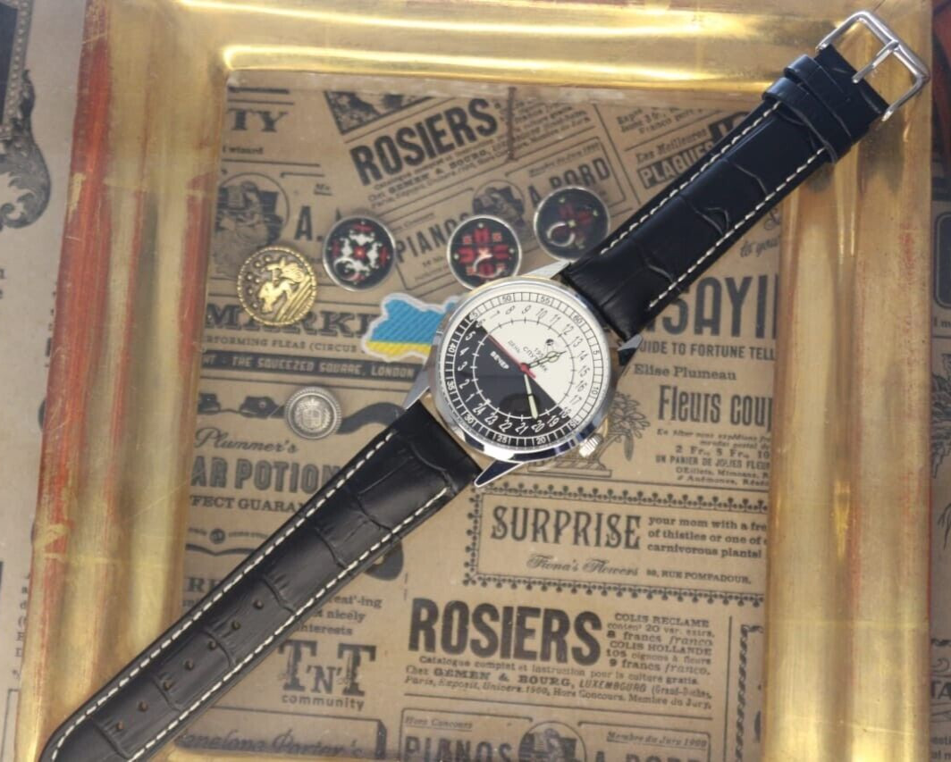 Vintage Watch Raketa 24h Sputnik Mechanical Wrist Men’s Russian Soviet USSR Day