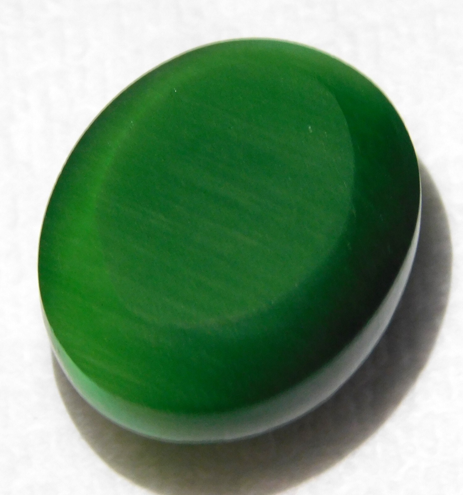 74.40 Ct Natural Chrysoberyl Green Cats Eye Oval Cabochon Cut Loose Gemstone