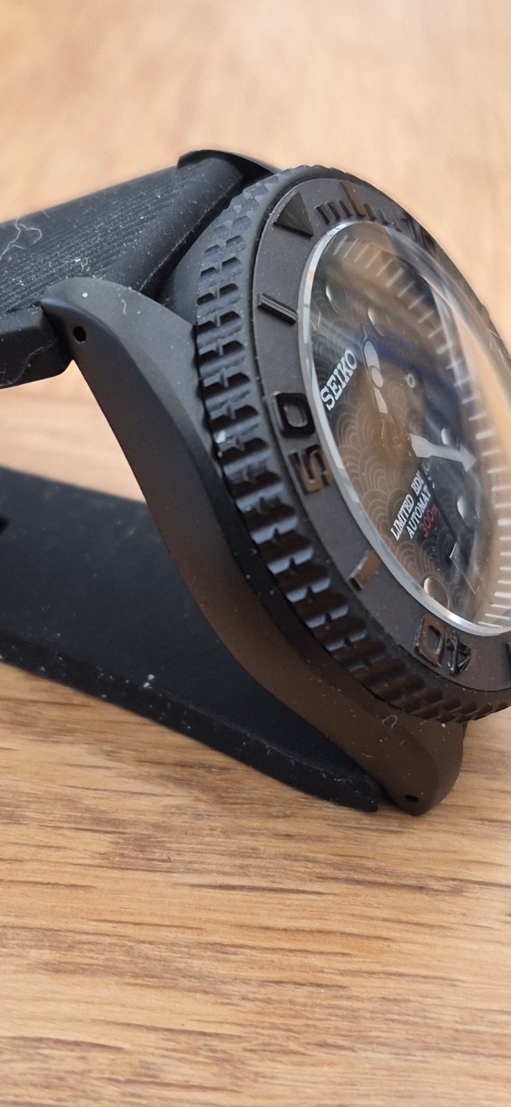 Seiko 7s26 Stealth Divers Watch Automatic Black SKX007