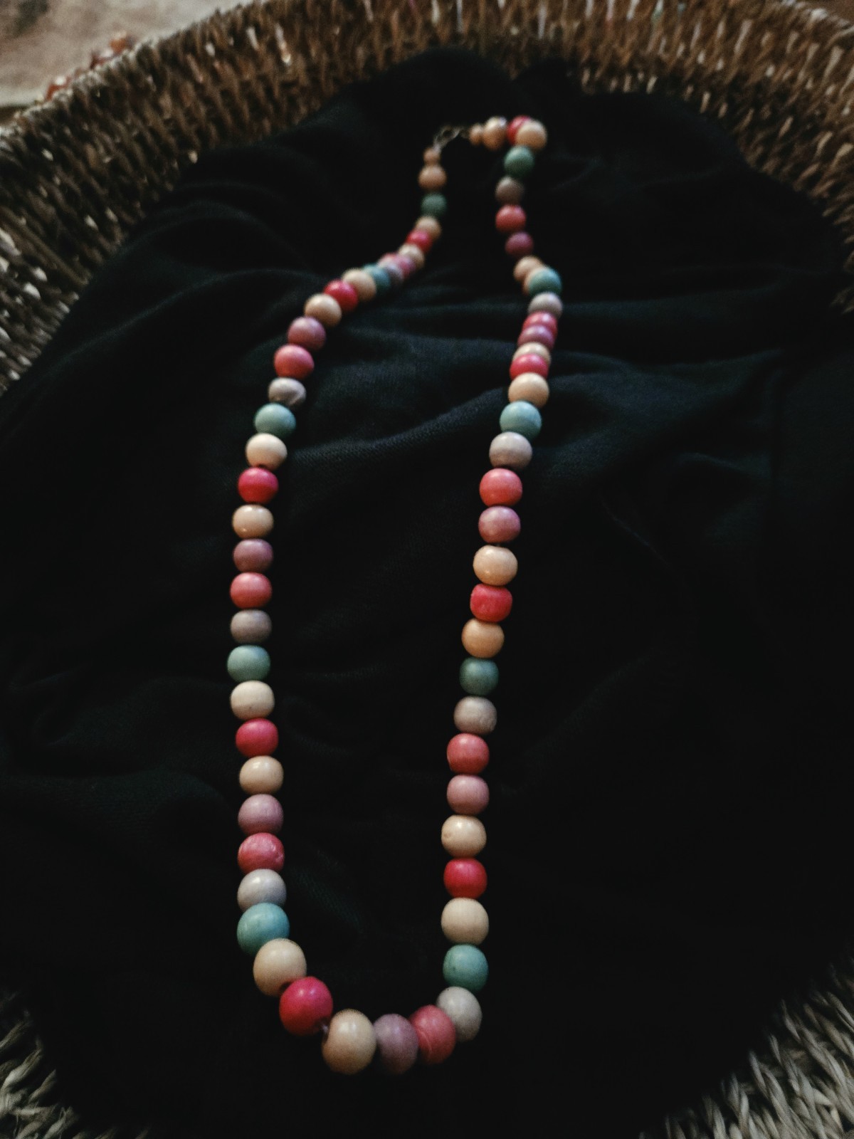 Instant BOHO Collection!Costume Jewelry 16 Piece Lot: Wood, Dyed Howlite, Seeds