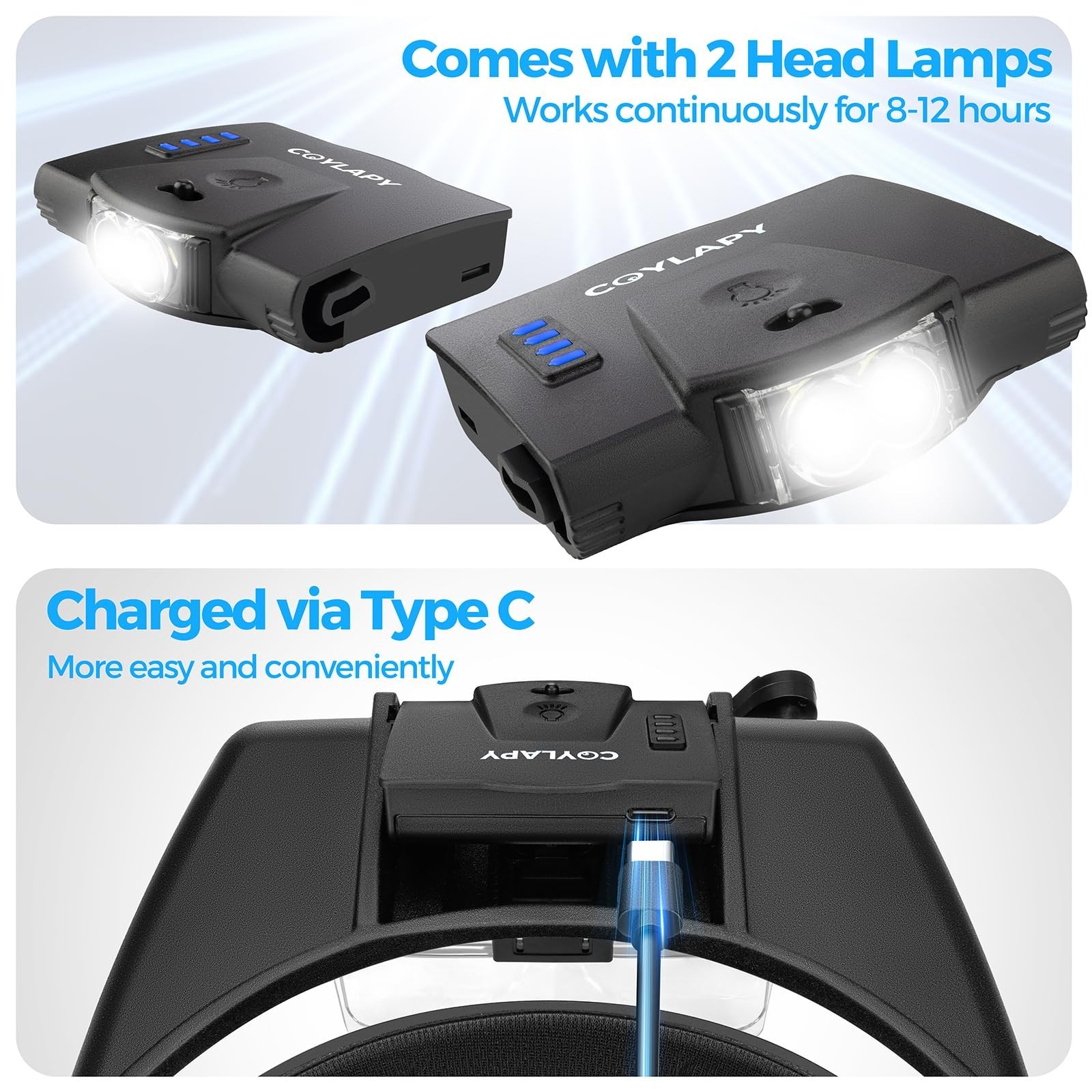 Adjustable 1X-14X Magnifying Glasses with Lights | Rechargeable Headband Magnifi