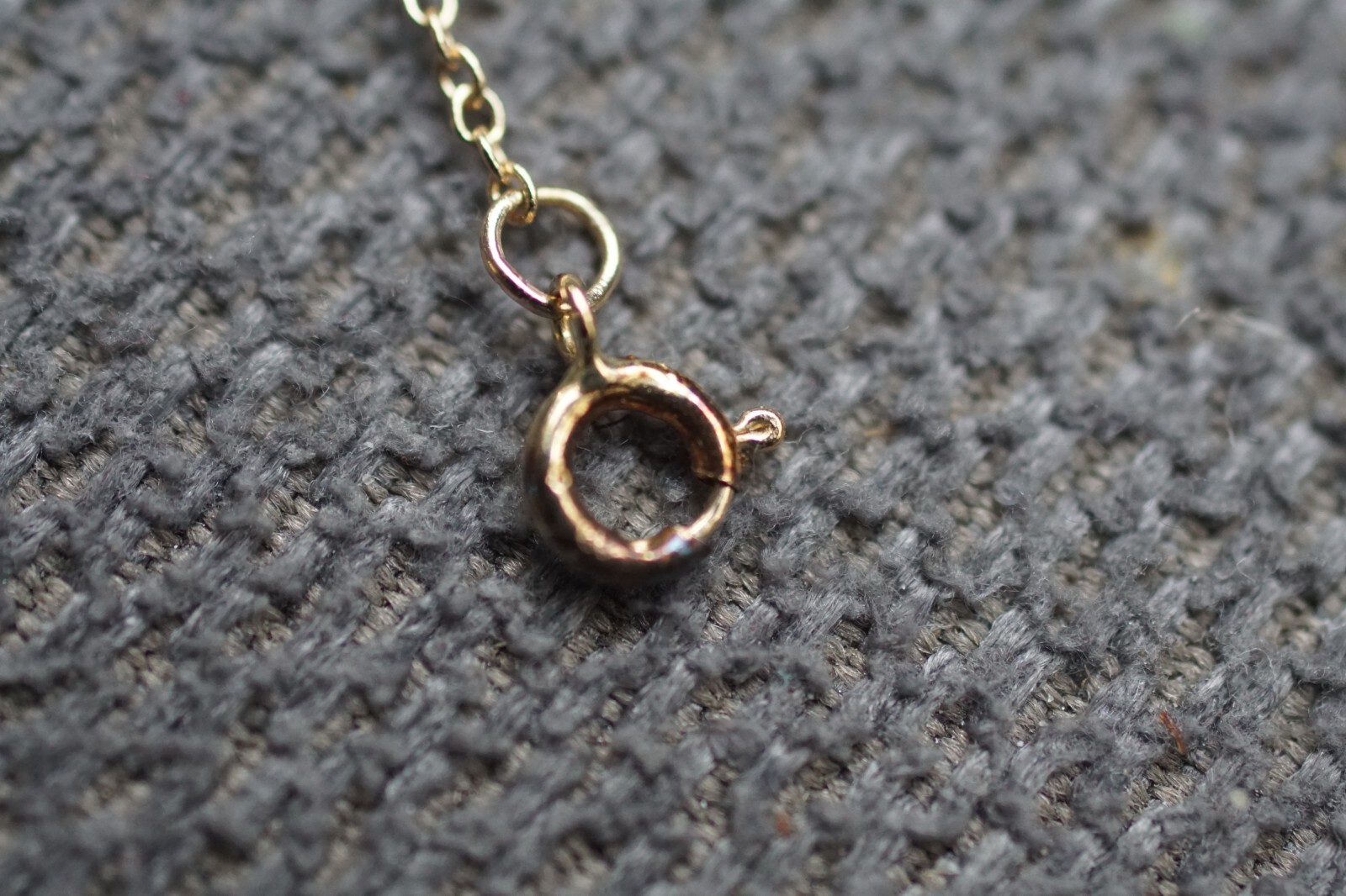 14kt Yellow Gold 16+2 inch 1.2mm Cable Chain Spring Ring Clasp NWOT