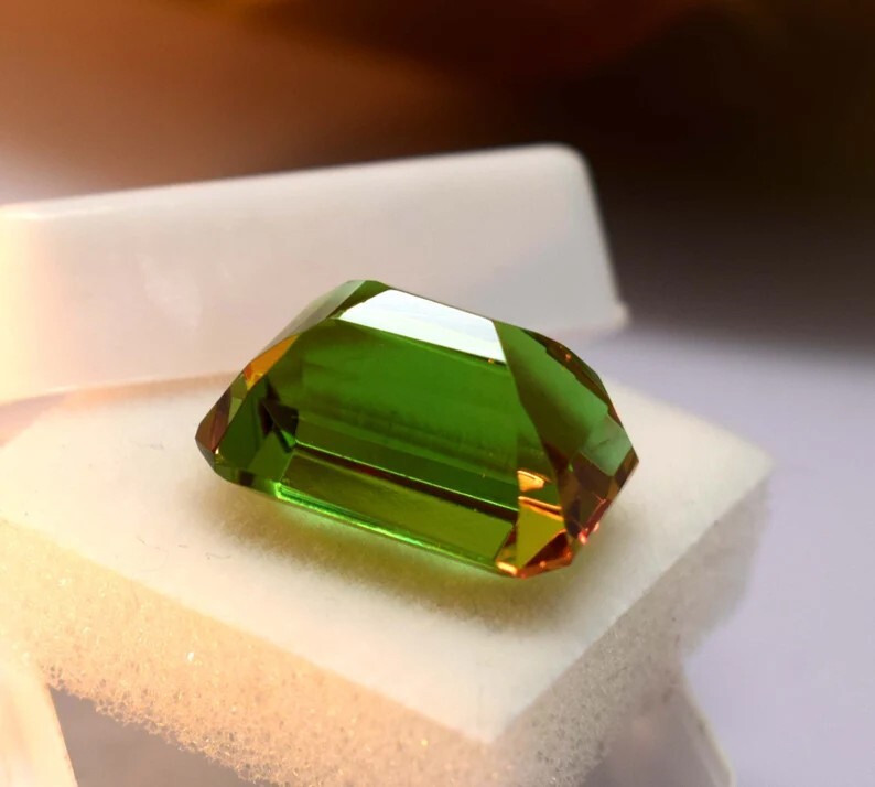 10 to 12 CT Emerald Cut Loose Gemstone Color Changing Natural Alexandrite