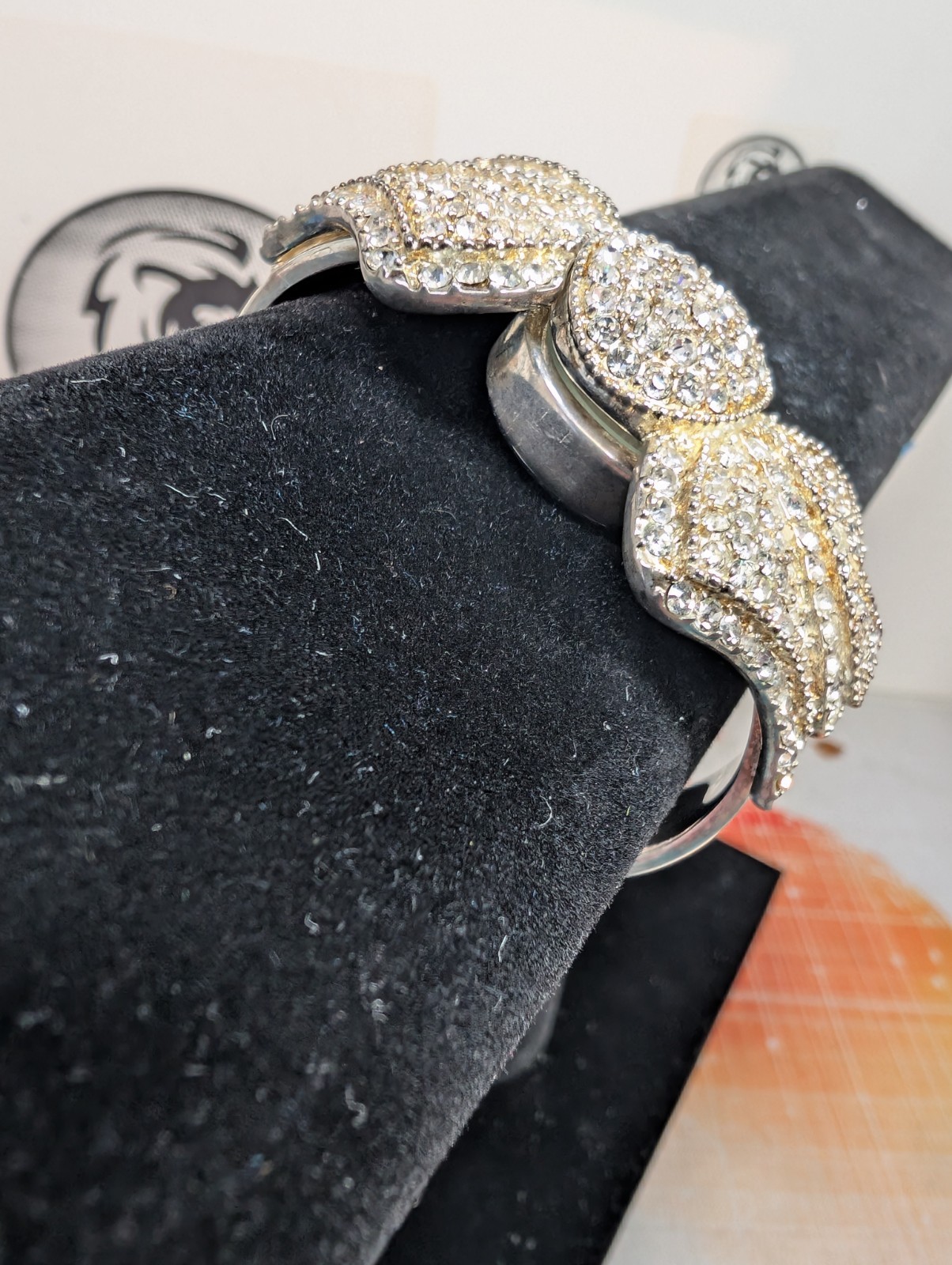 Geneva Platinum brand locket-style watch For Parts Or Repair
