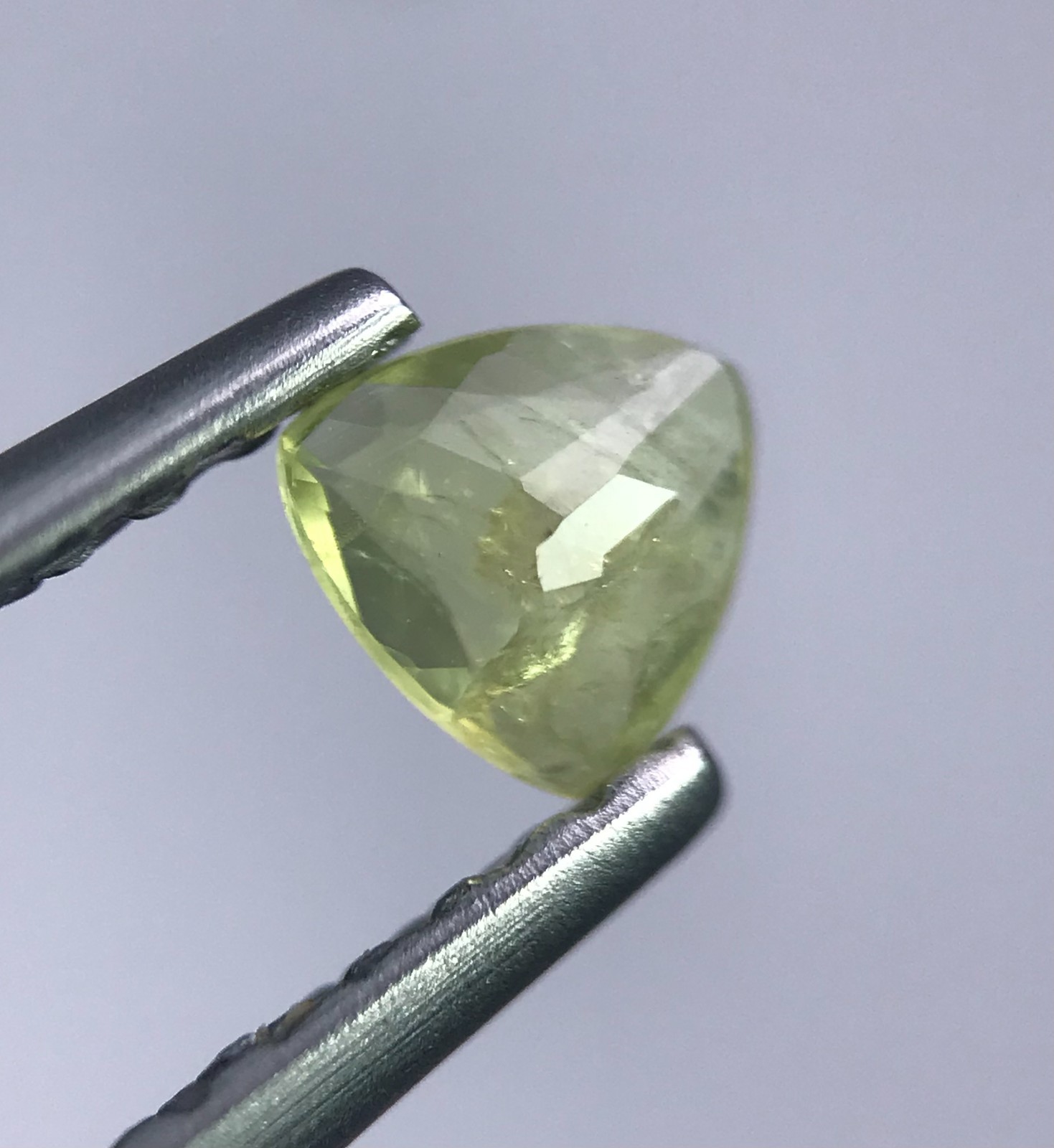 0.11 CT Fluorescent Hauyne cut Gemstone Badakhshan Afghanistan