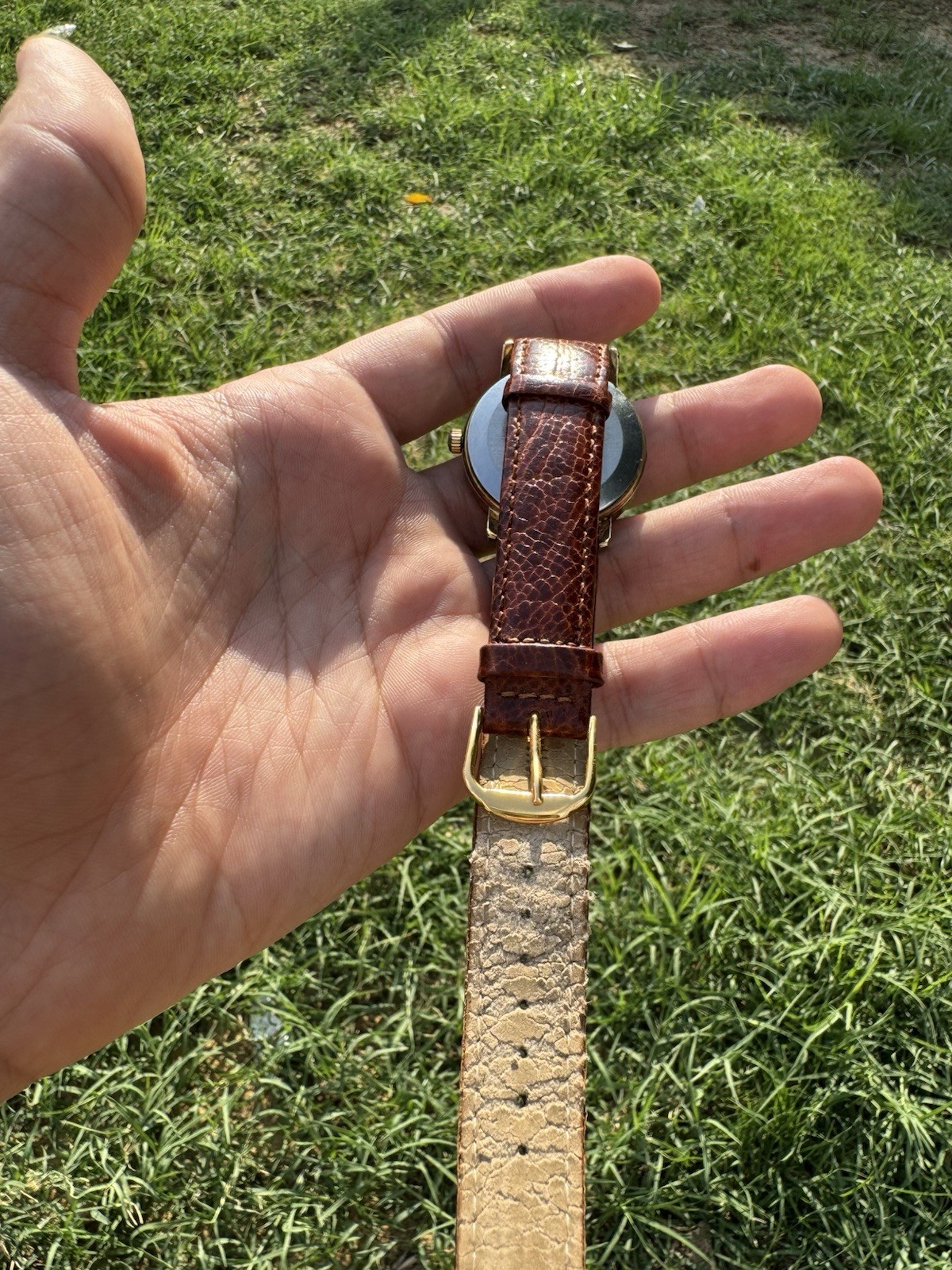 Vintage OMEGA Seamaster Day Date Gold Plated Auto Men’s Watch Authentic
