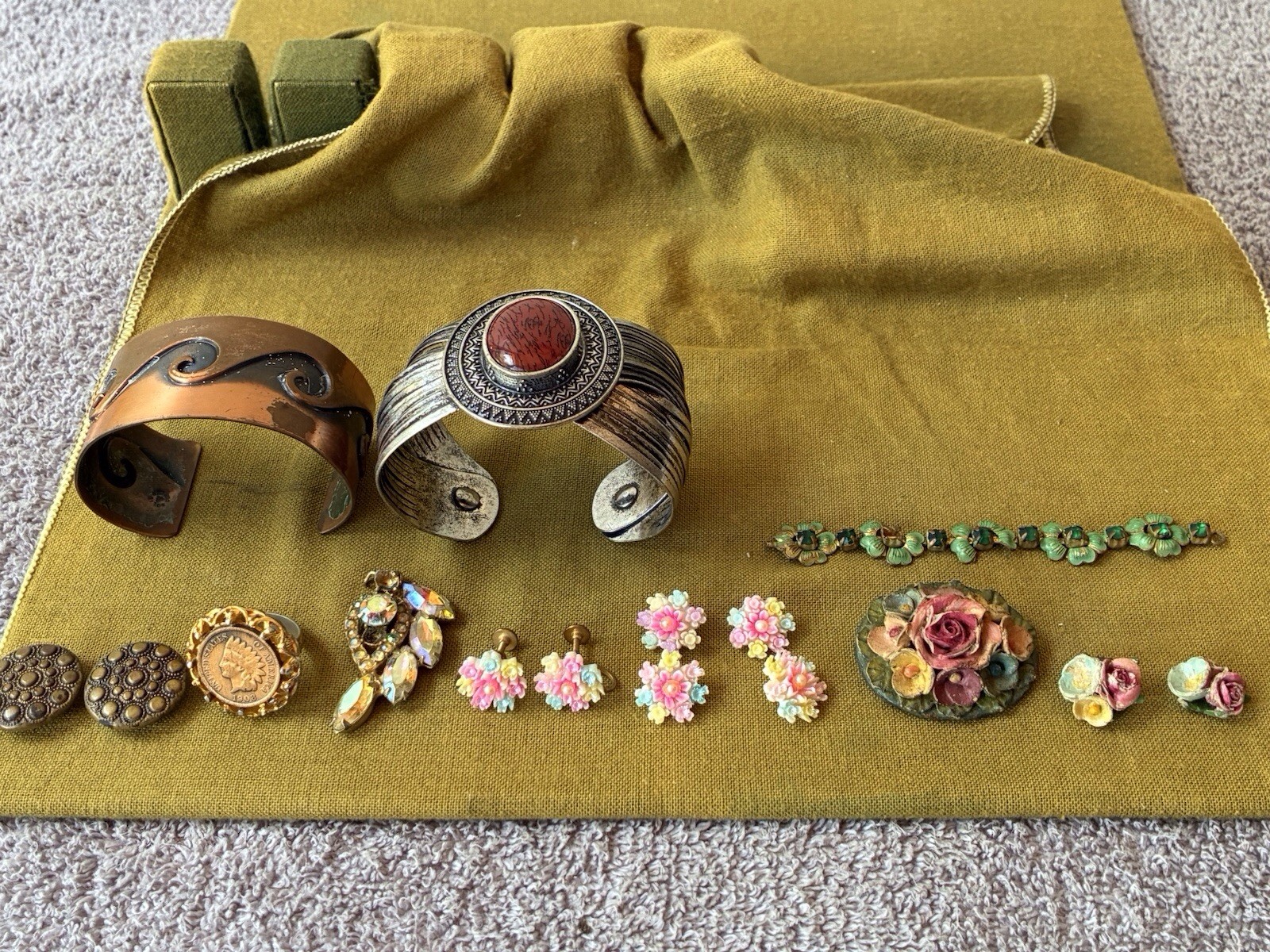 JEWELRY PIECES OF MANY ASST. AGES TYPES, SIZES & FOR MULTIPLE USES~MOST VGC~NICE