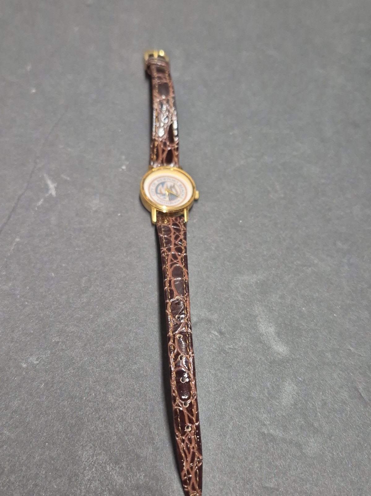 Image Watch of California City Of NEWPORT BEACH White Dial~Working W/New Battery
