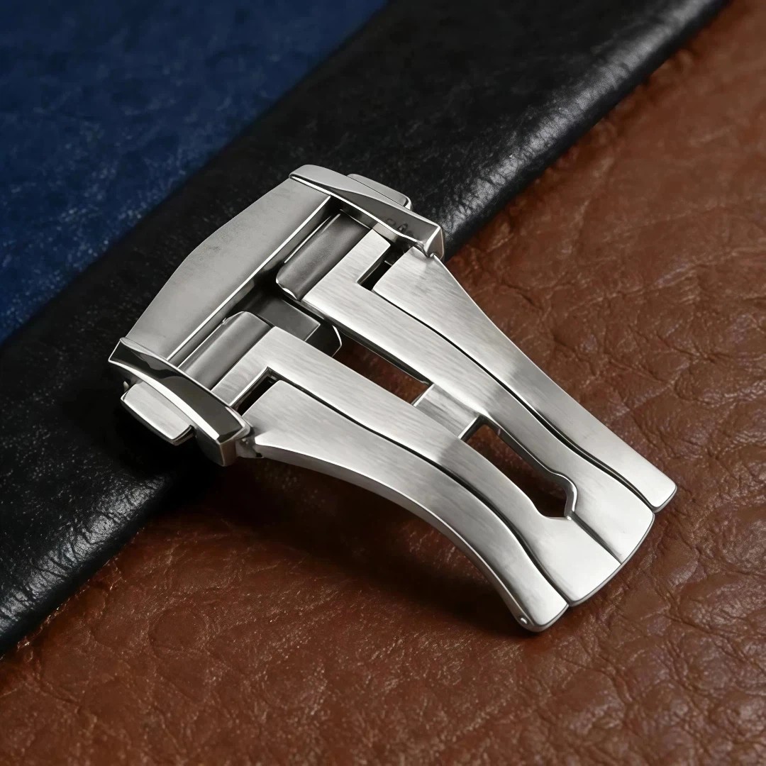Watch Buckle Stainless Steel Deployment Clasp Brushed Folding 18mm 20mm 22mm