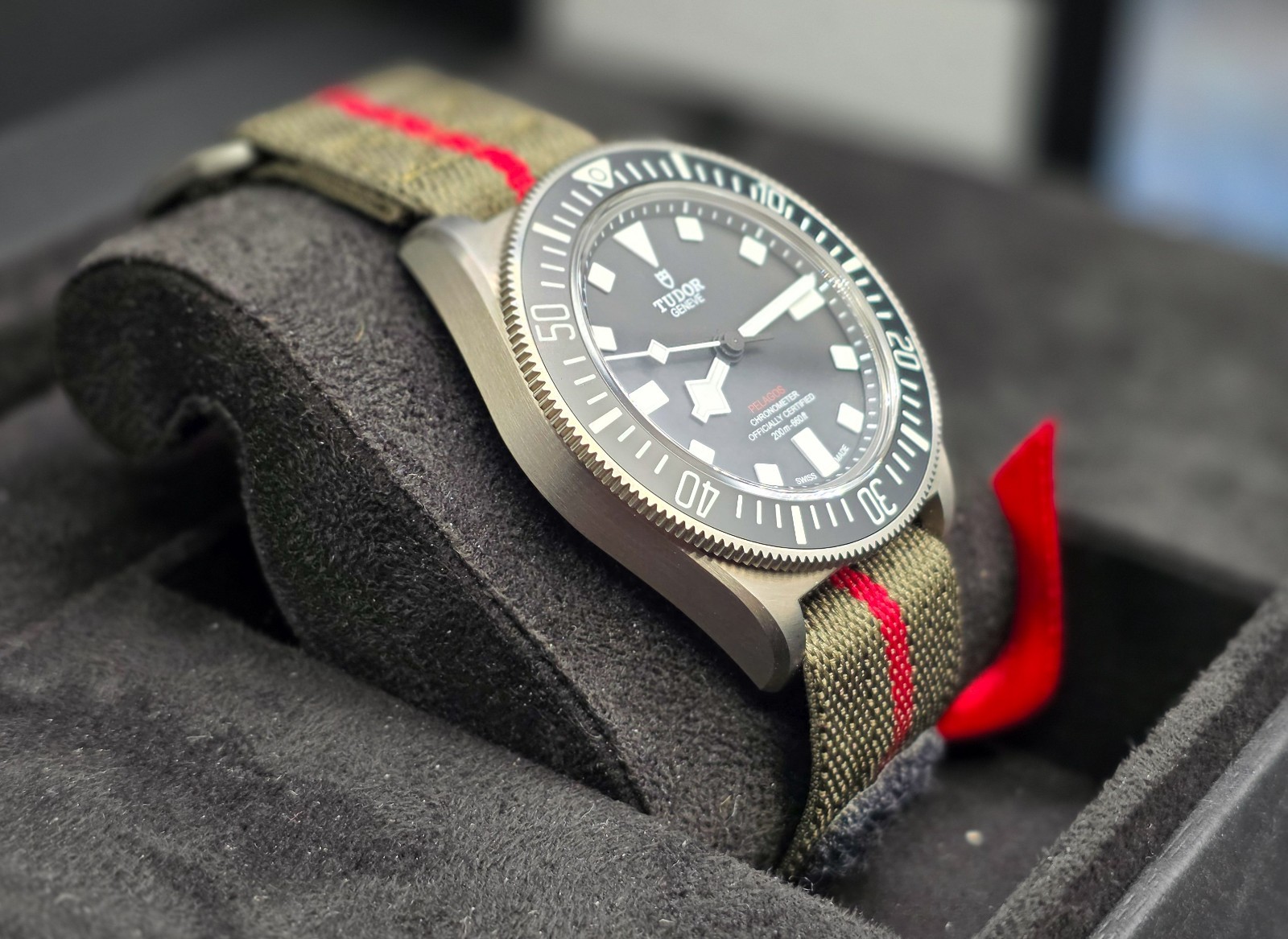 2025 TUDOR Pelagos FXD M25717N-0001 Titanium 42mm Excellent Black Dial NATO
