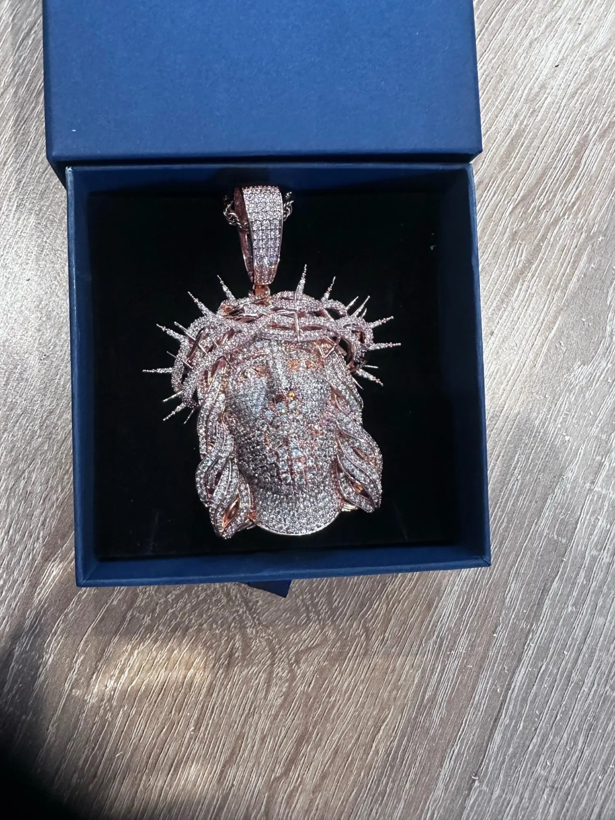 Iced Out Ratten Jesus Necklace Pendant for Men – Hip Hop Fashion Jewelry