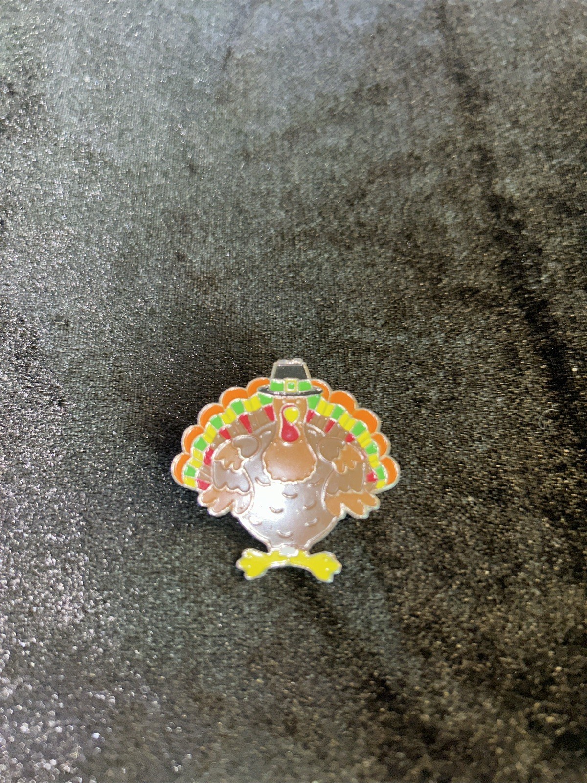 Vintage Thanksgiving Turkey pin OTC Harvest Fall