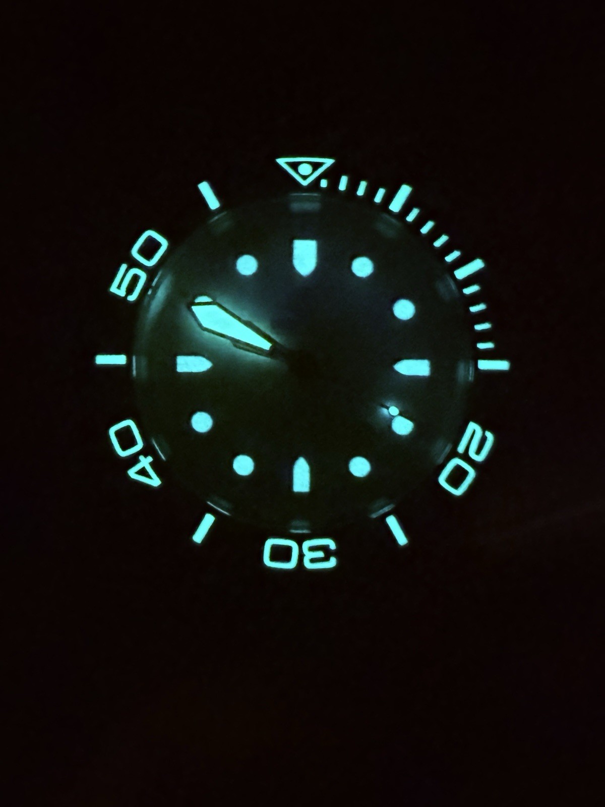 DEEP BLUE SEA RAM QUARTZ DIVE WATCH-WHITE MOP DIAL‼️NEW🔋