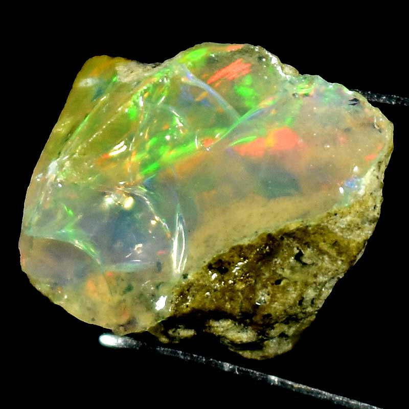 Ethiopian Fire Opal 100% Natural Amazing Color Flash Gemstones Rough 10.80Cts.