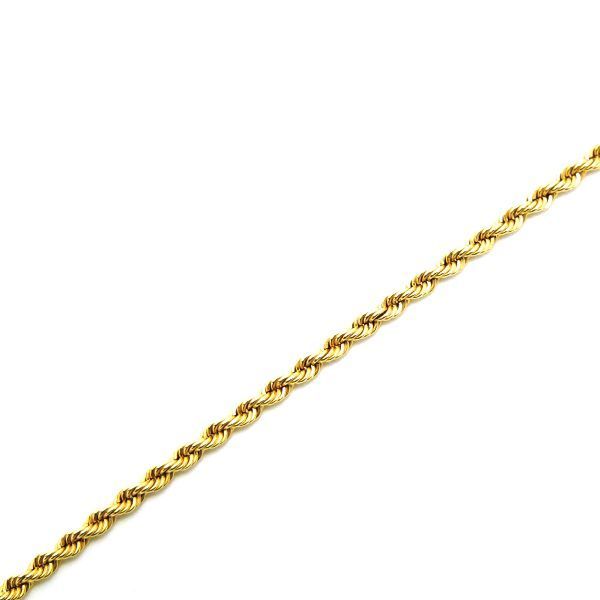 10k REAL Yellow Gold Necklace Hollow Rope Chain 2mm – 6mm 16″ 30 inch men woman