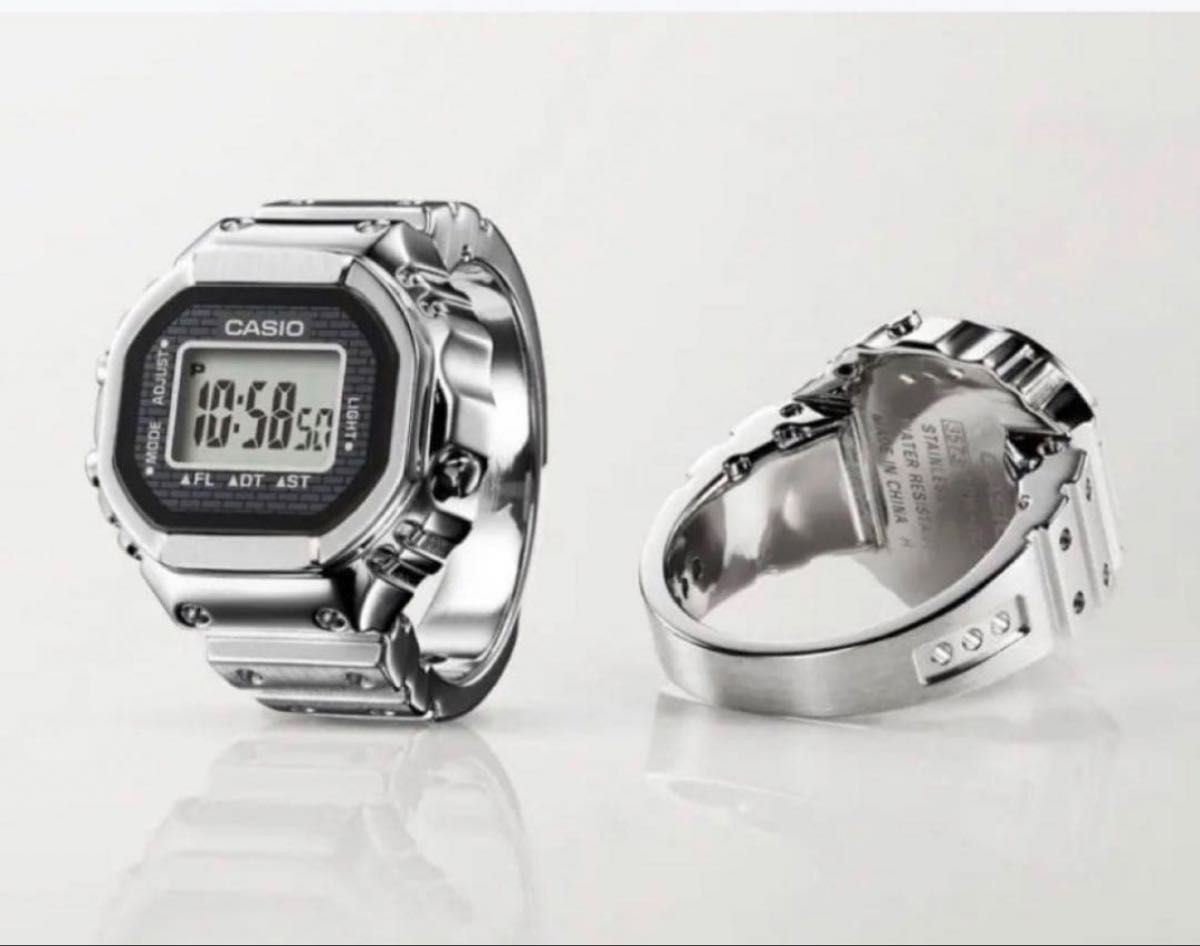 CASIO RING WATCH CRW 001 1JR Ring Watch New Casio