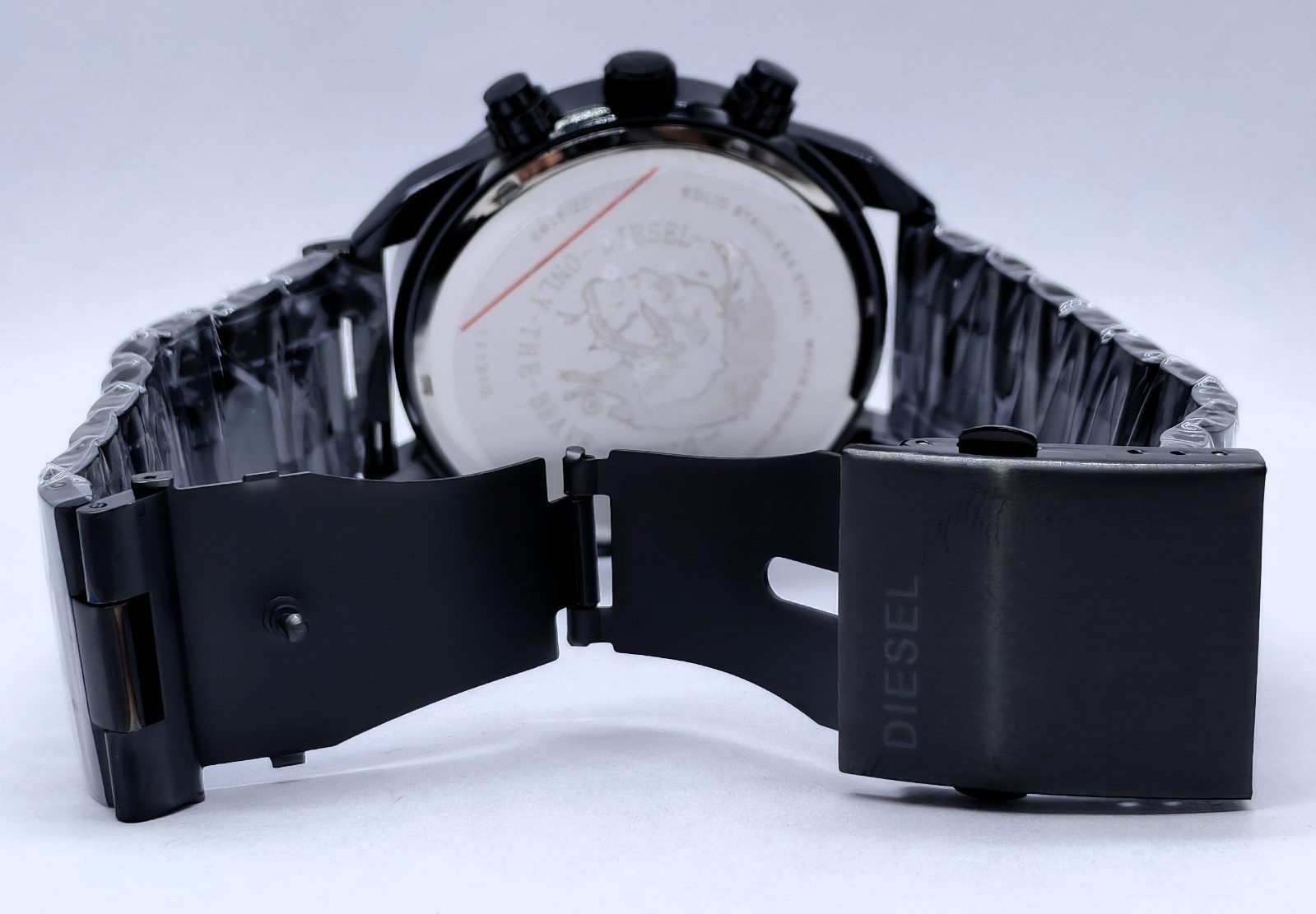 Awesome Diesel Spiker ”ONLY THE BRAVE” Chronograph Quartz Men’s Wrist Watch
