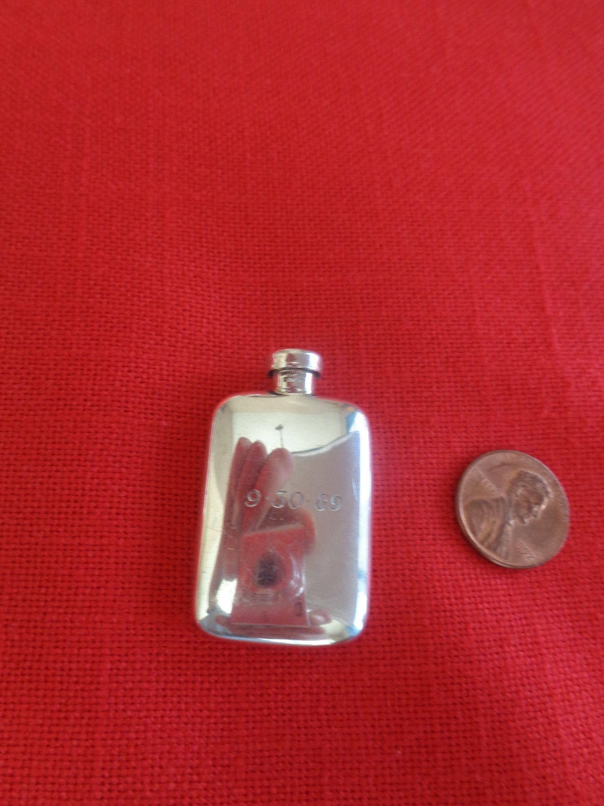 Tiffany & Co. Sterling Silver Miniature Perfume Flask 15.5G