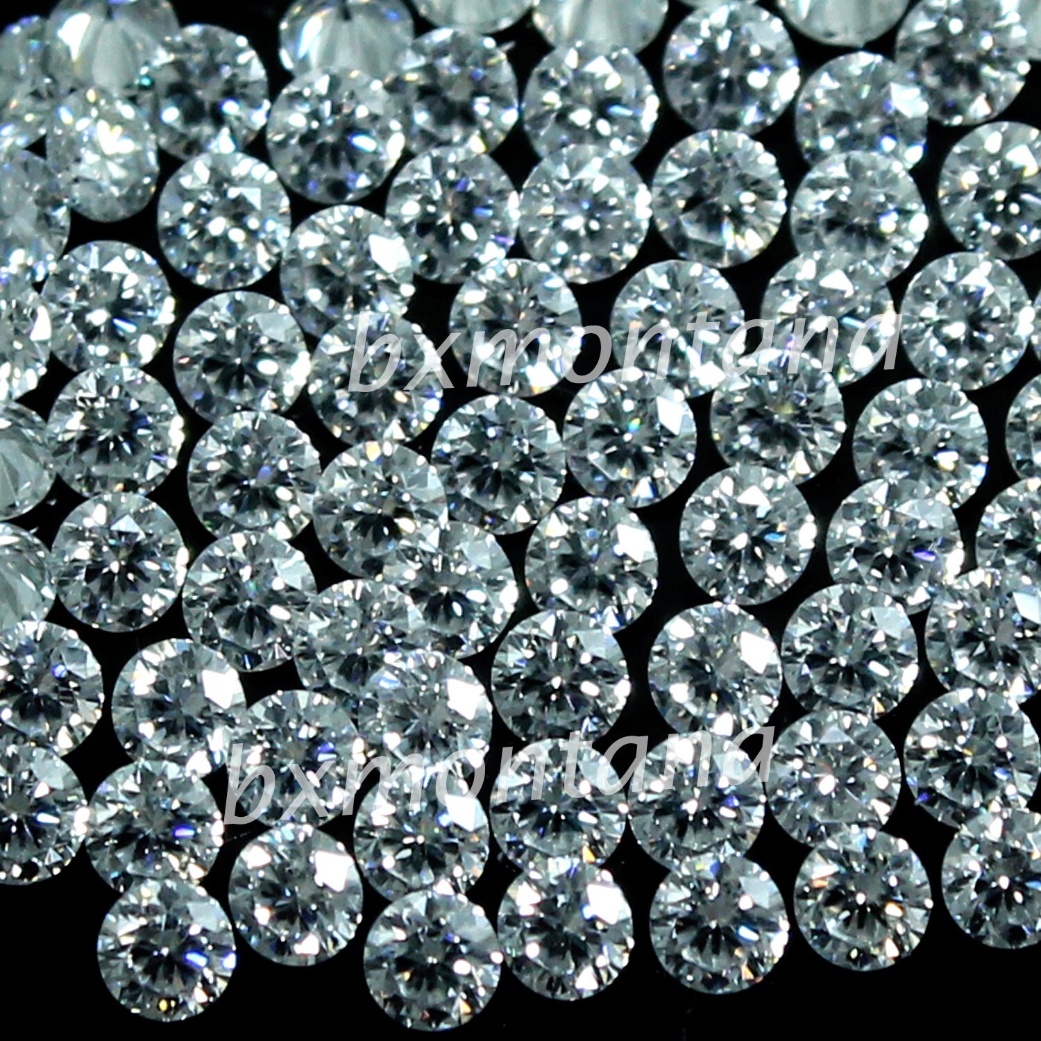 4.00 Ct+ Natural 0.90 MM Round Brilliant Cut D Color VVS1 White Diamond 1000 Pcs