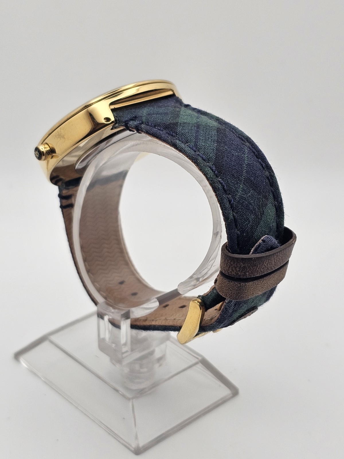 2013 SPERRY TOP-SIDER CLASSIC FLANNEL BLUE/GREEN/GOLD 40MM WOMEN ANALOG WATCH🔥