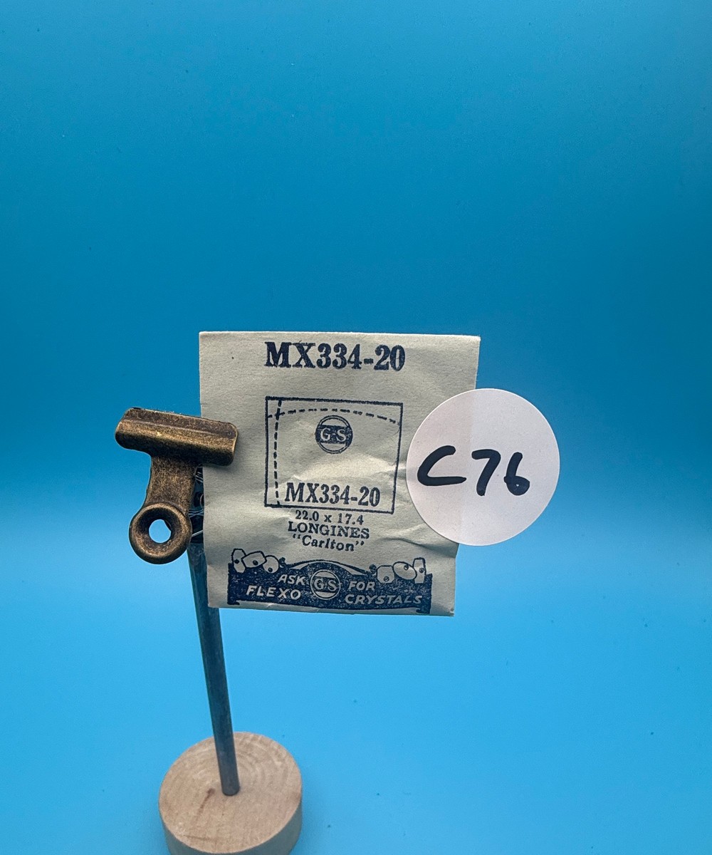 G-S Flexo MX334-20 Watch Crystal for Longines Carlton