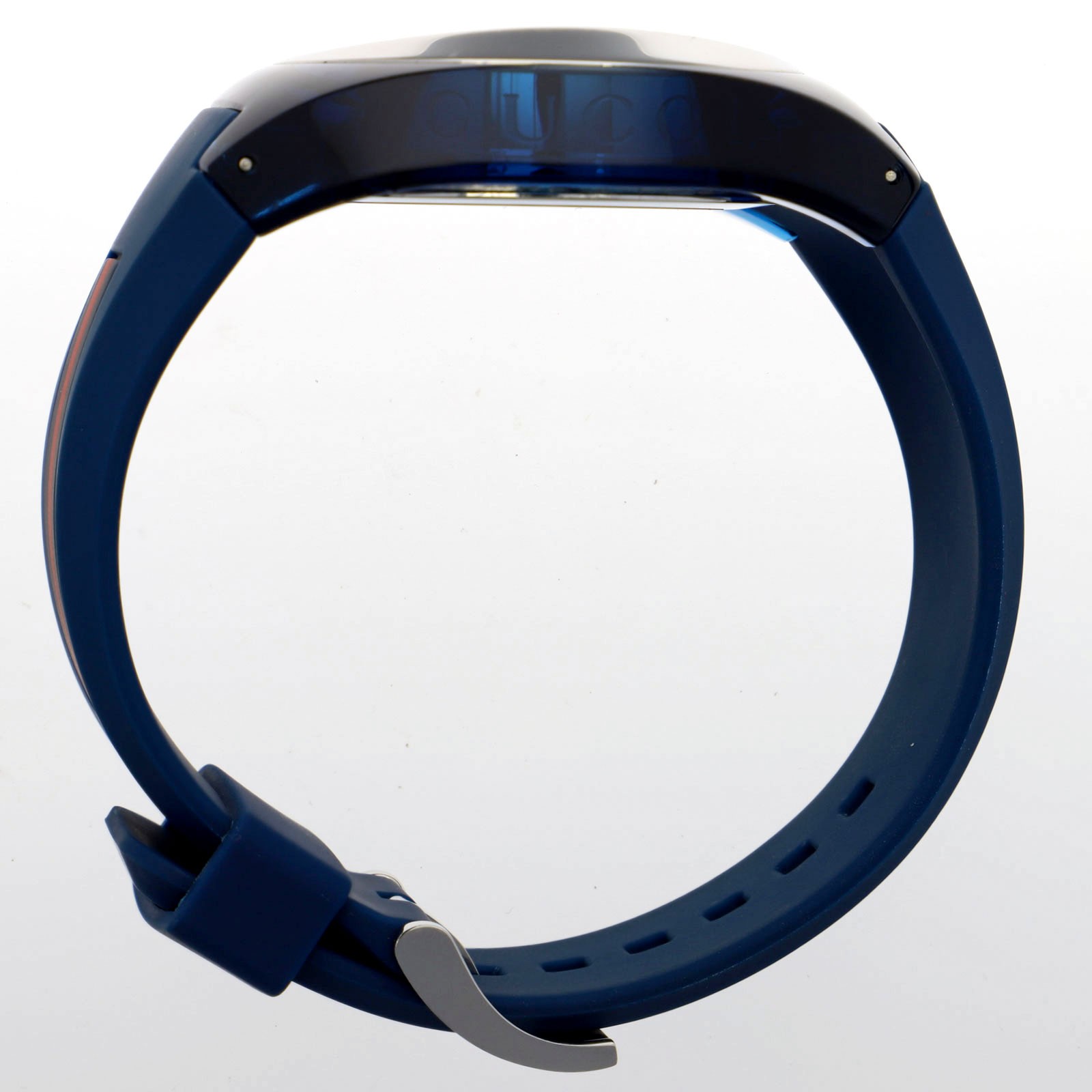 GUCCI YA137104A sink blue Dial Quartz Stainless Steel Rubber Men’s