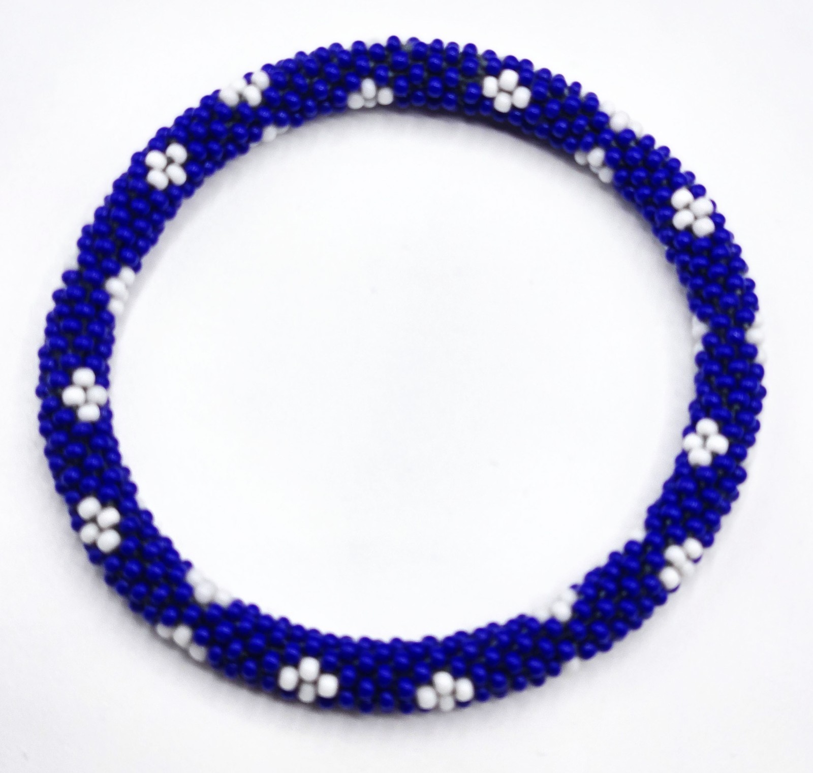 6 PCS NEPAL Glass Seed Bead Handmade Beaded Crochet Roll On Bracelets-Jewelry