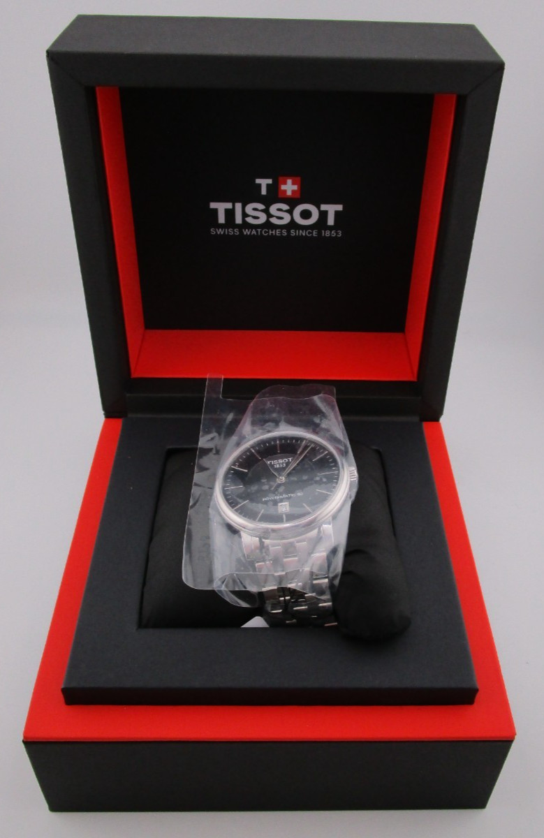 New Tissot Carson Automatic Powermatic 80 Black Watch – T122.407.11.051.00