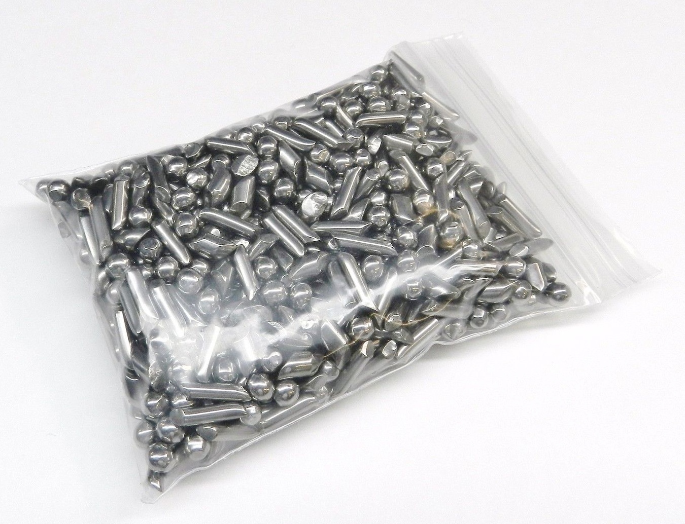 Stainless Steel Tumbler Shot 5 Pound Burnishing Mix – Eclipse / Pins / Diagonals