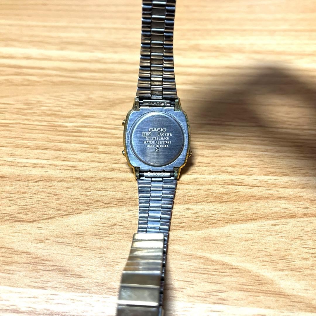 CASIO LA670W Gold Digital Watch