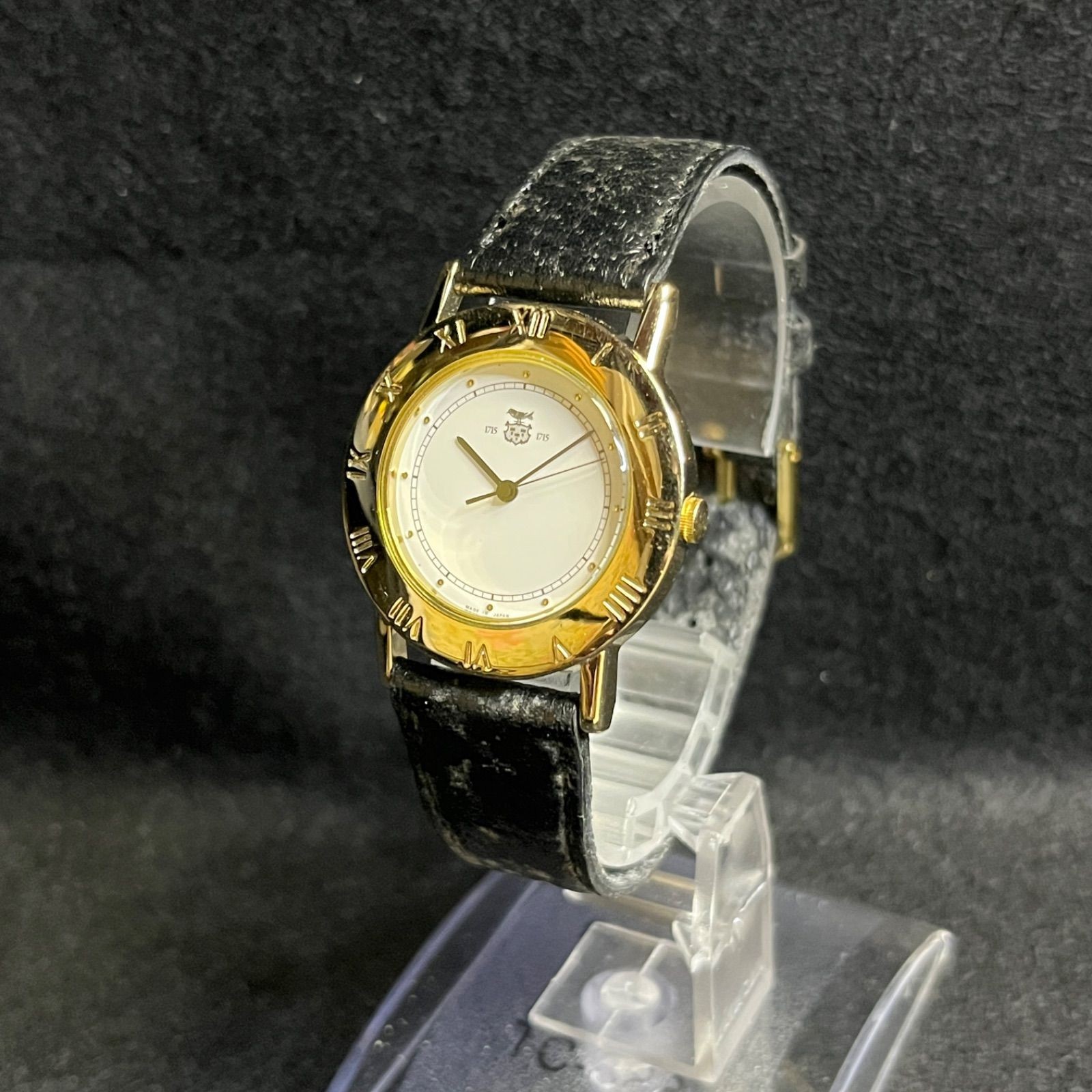 Working item MARTELL COGNAC watch gold 4GM 5T7 00 working confirmed