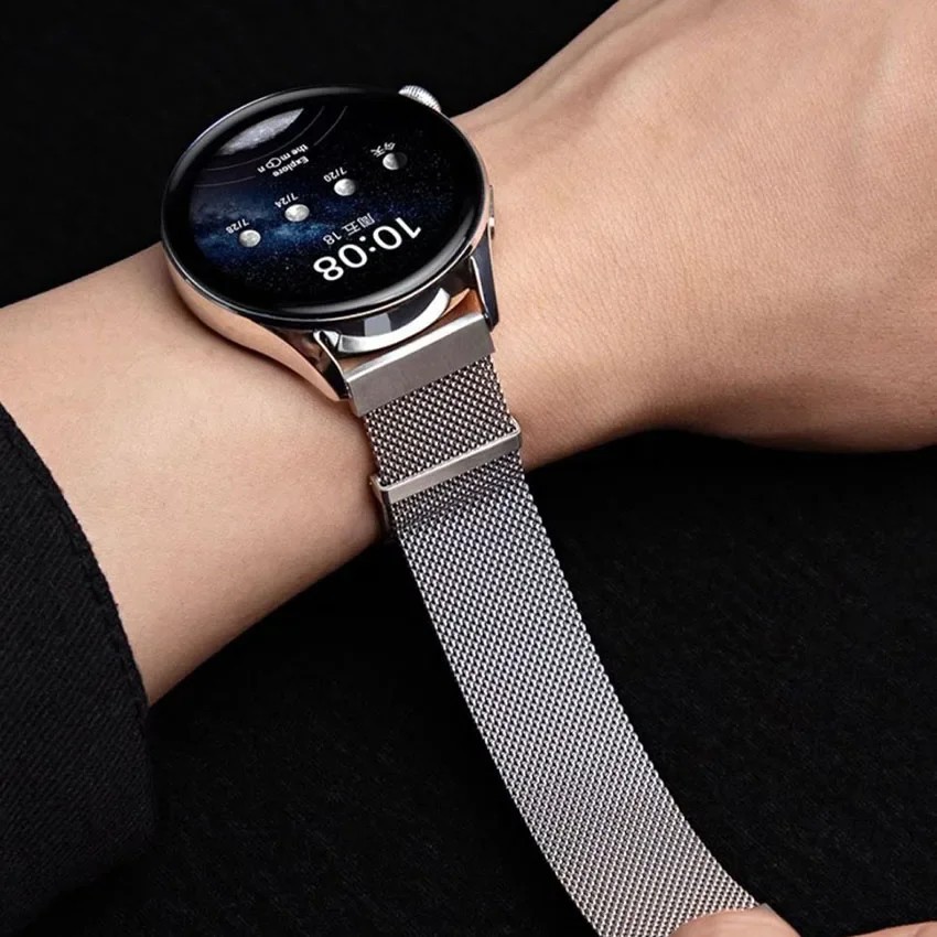 Milanese Loop Stainless Steel Watch Band Magnetic Strap 18mm 20mm 22mm Quick Fit